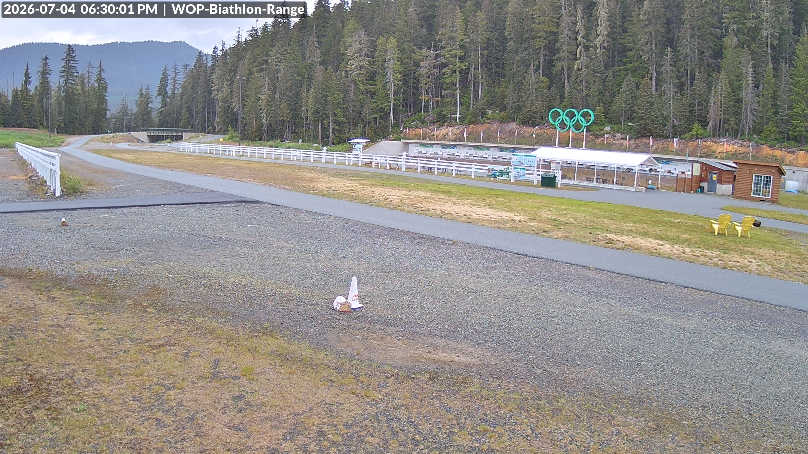 View looking North East to the Olympic Biathlon Range