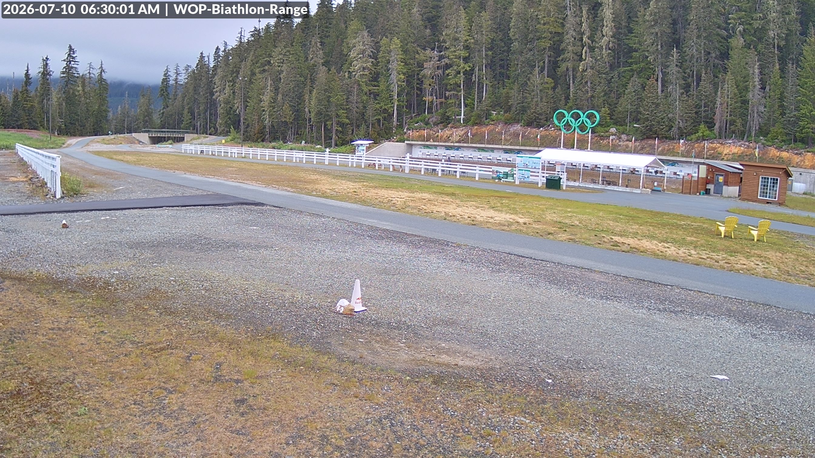 View looking North East to the Olympic Biathlon Range