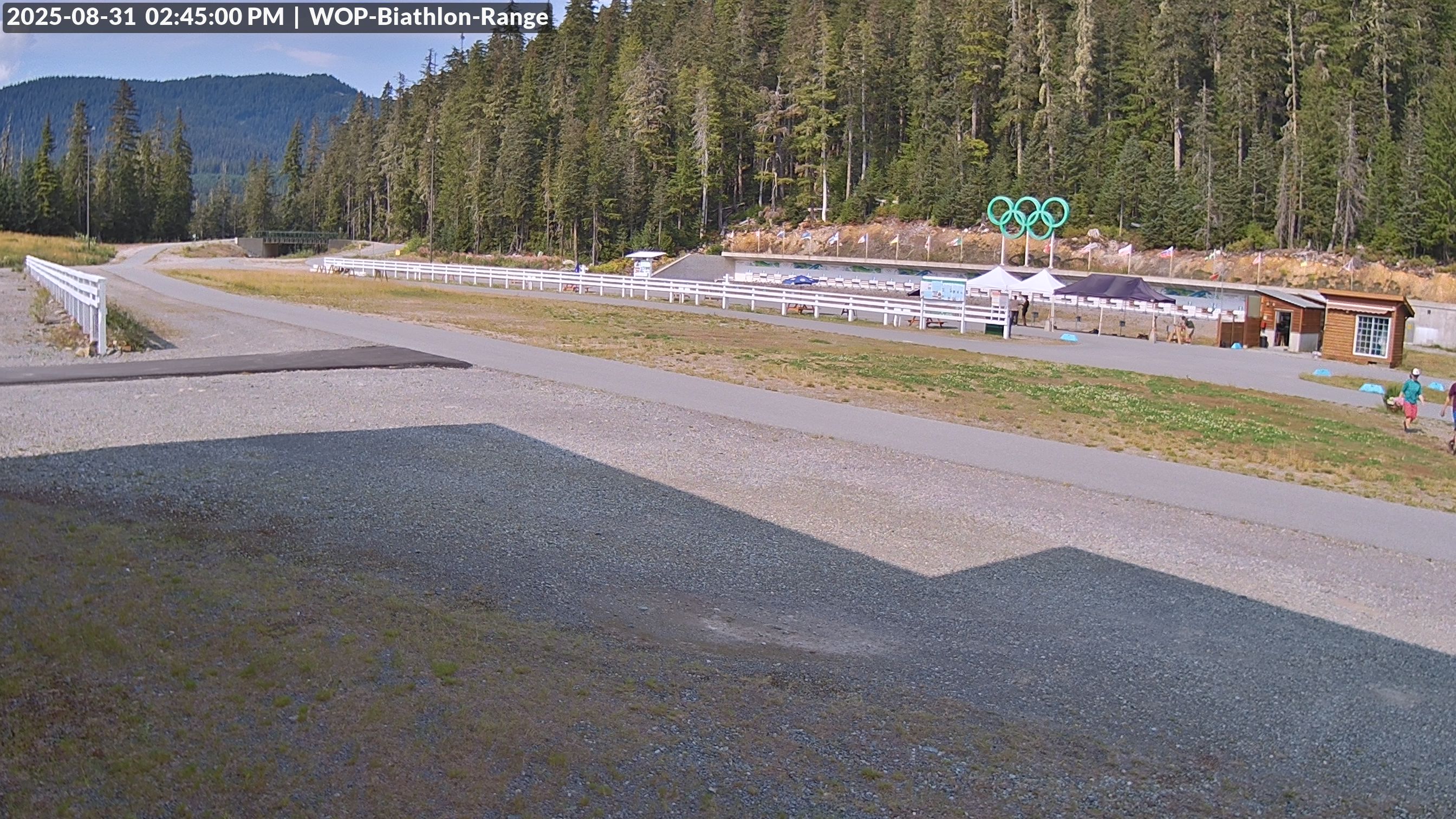 View looking North East to the Olympic Biathlon Range