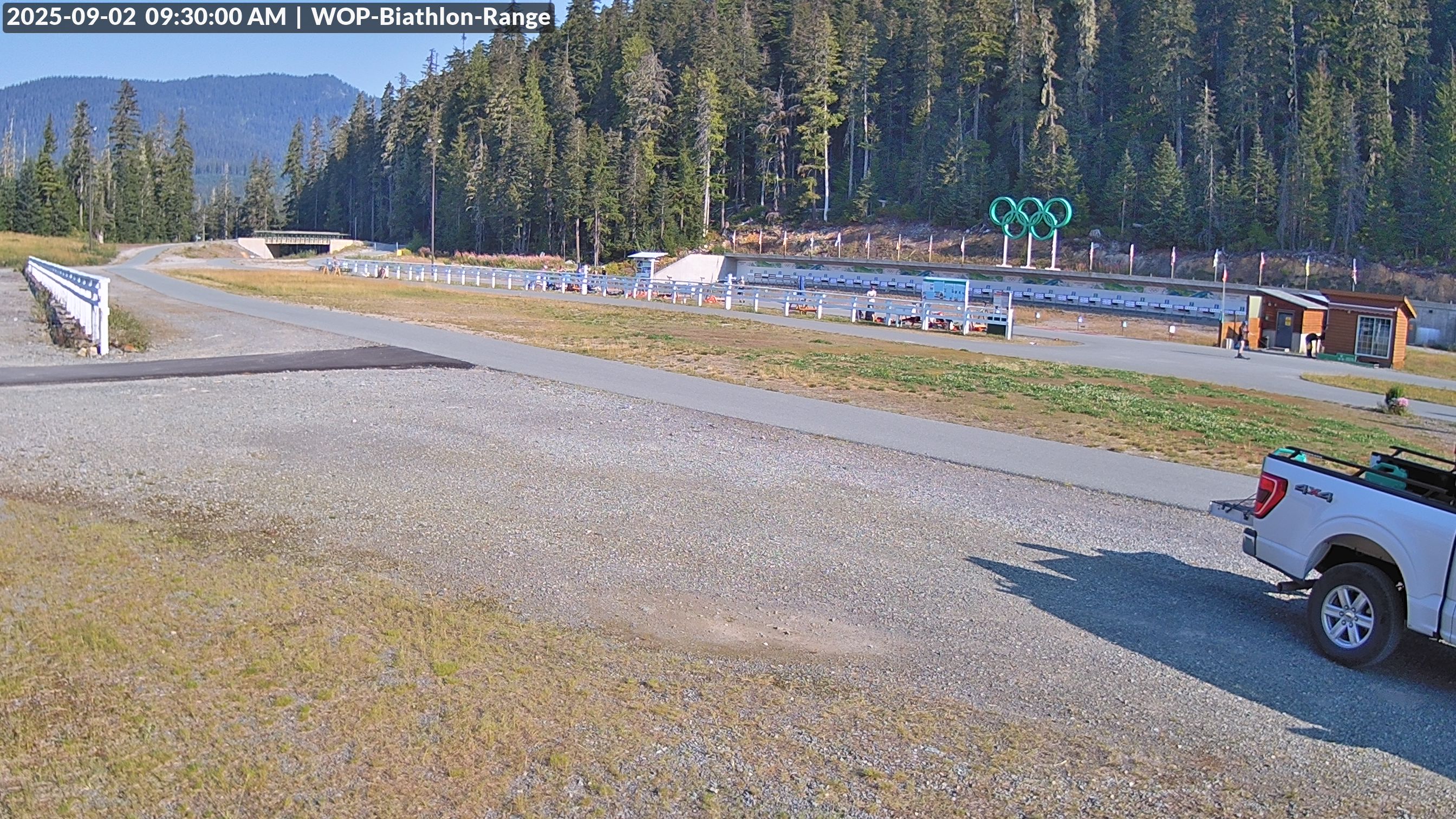 View looking North East to the Olympic Biathlon Range