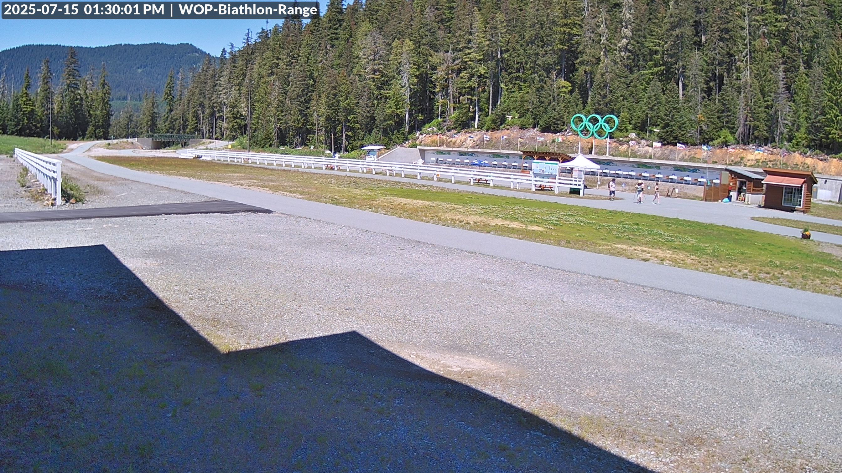 View looking North East to the Olympic Biathlon Range