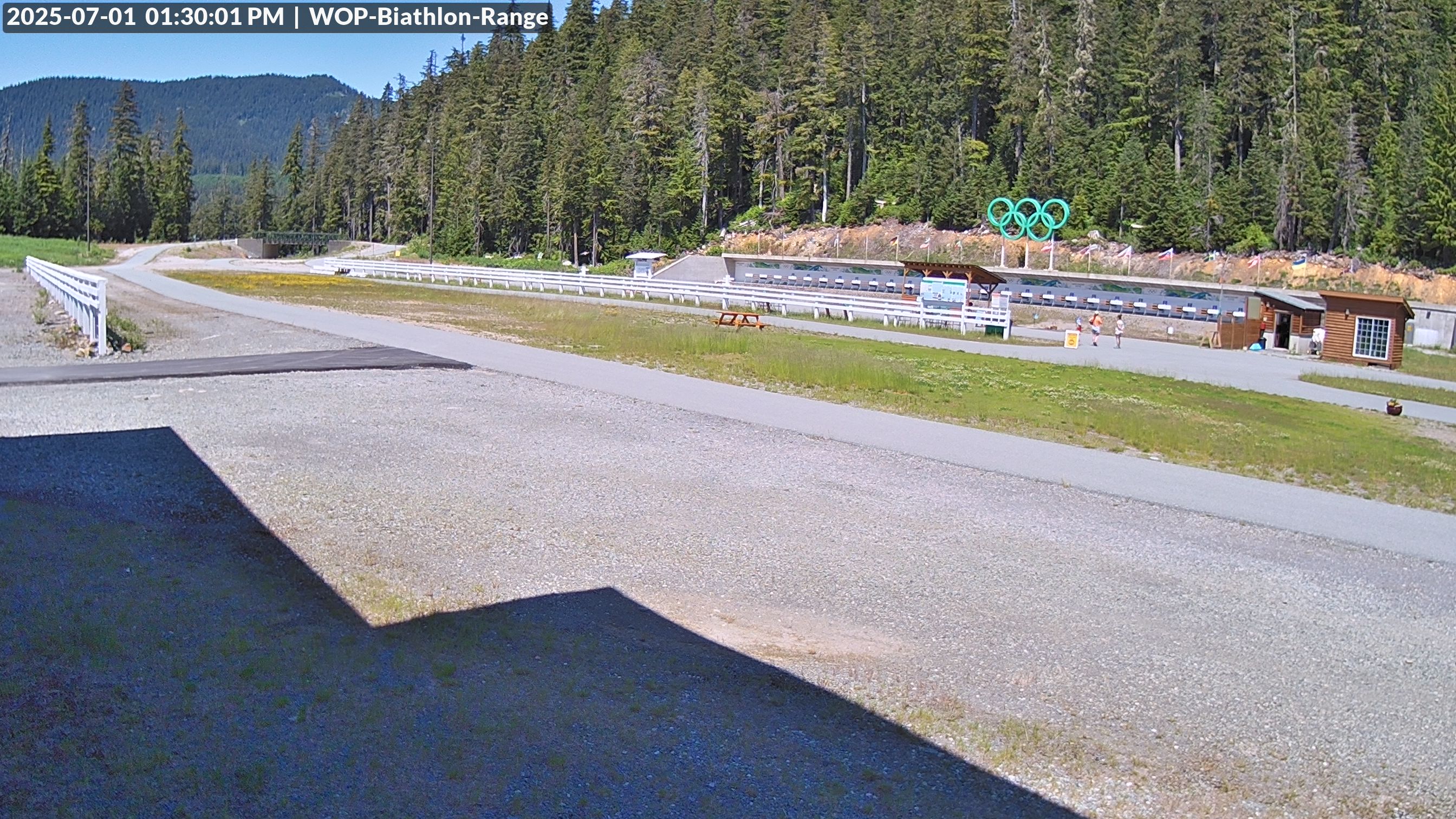 View looking North East to the Olympic Biathlon Range