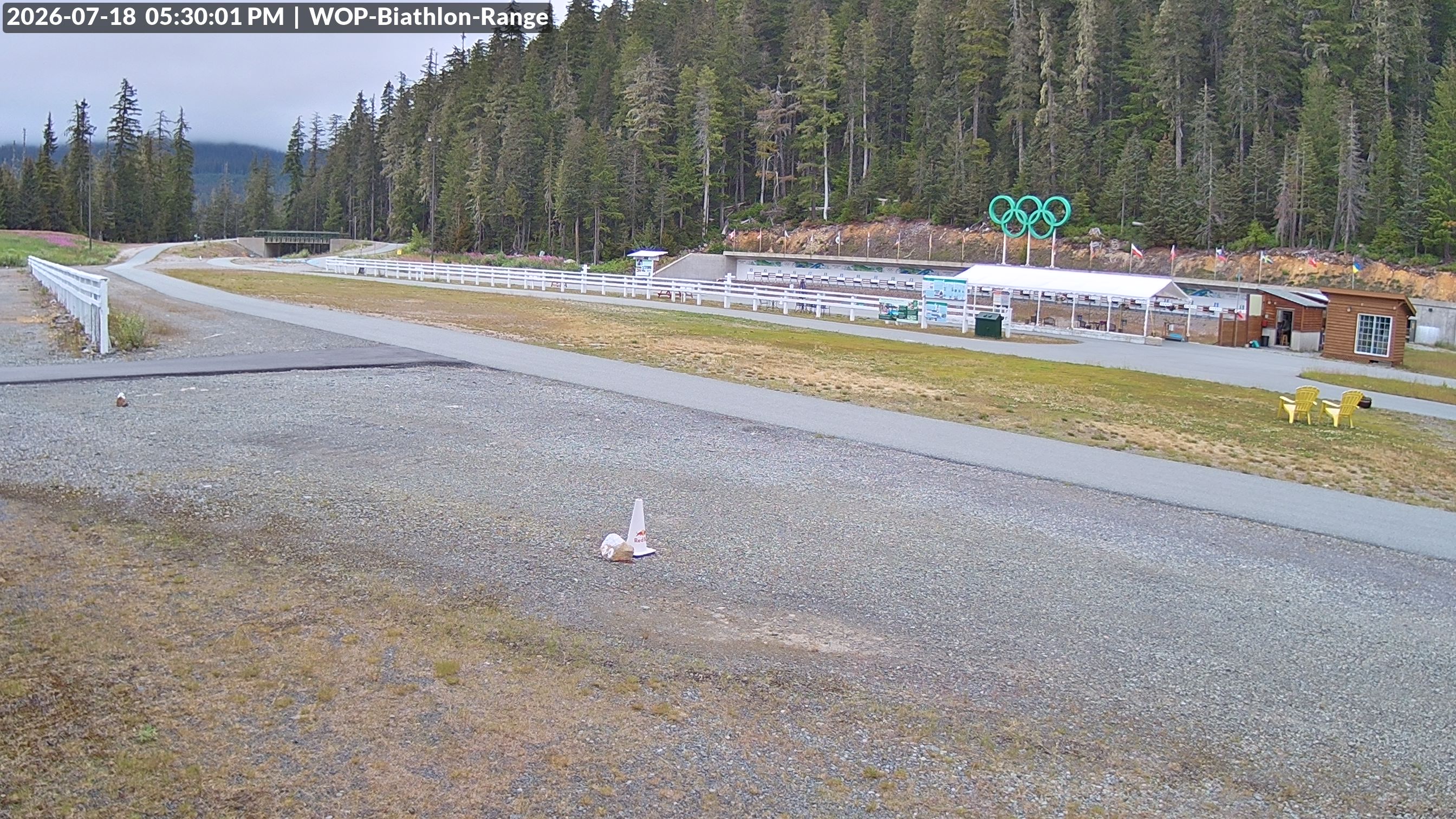 View looking North East to the Olympic Biathlon Range