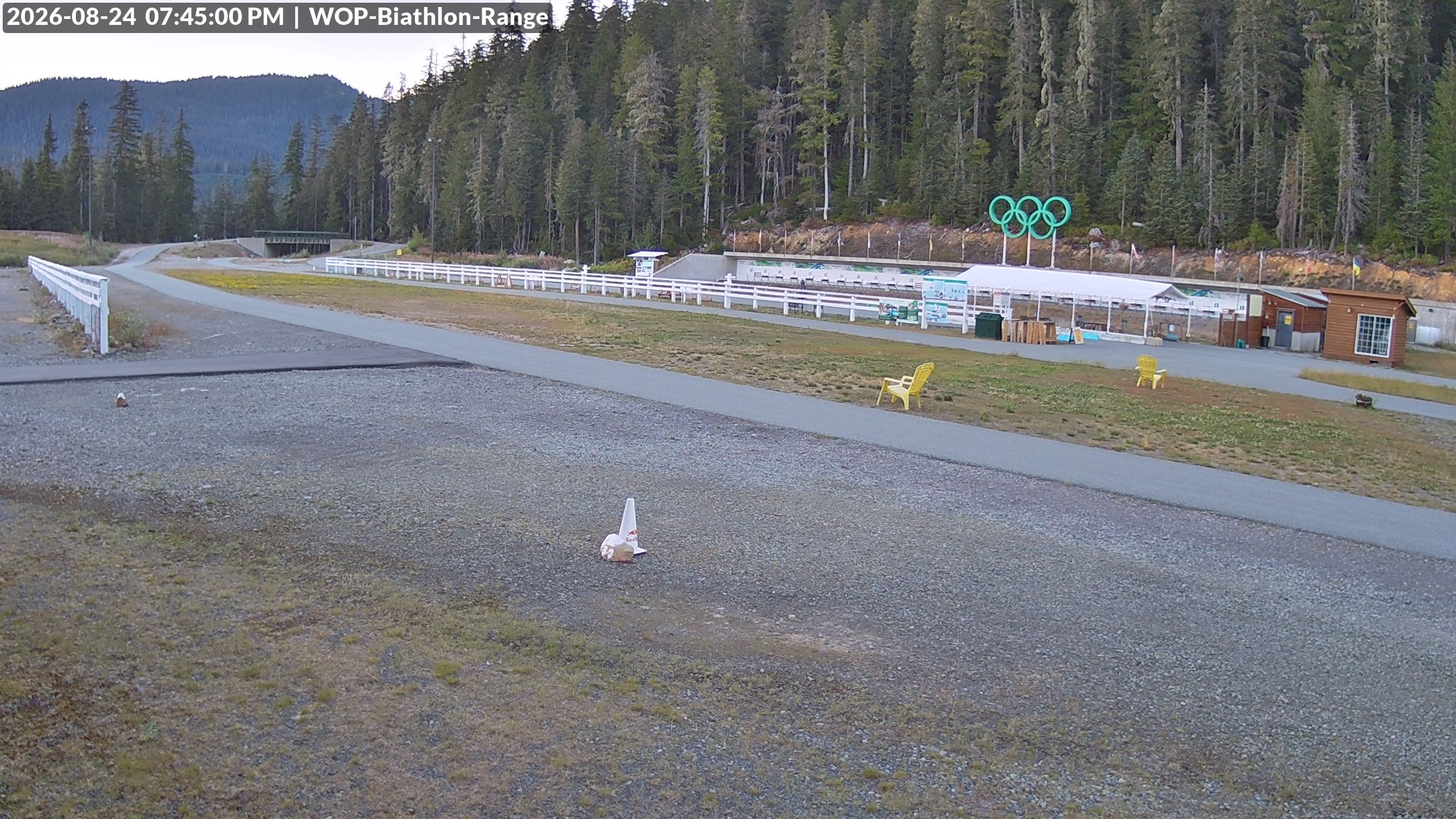 View looking North East to the Olympic Biathlon Range