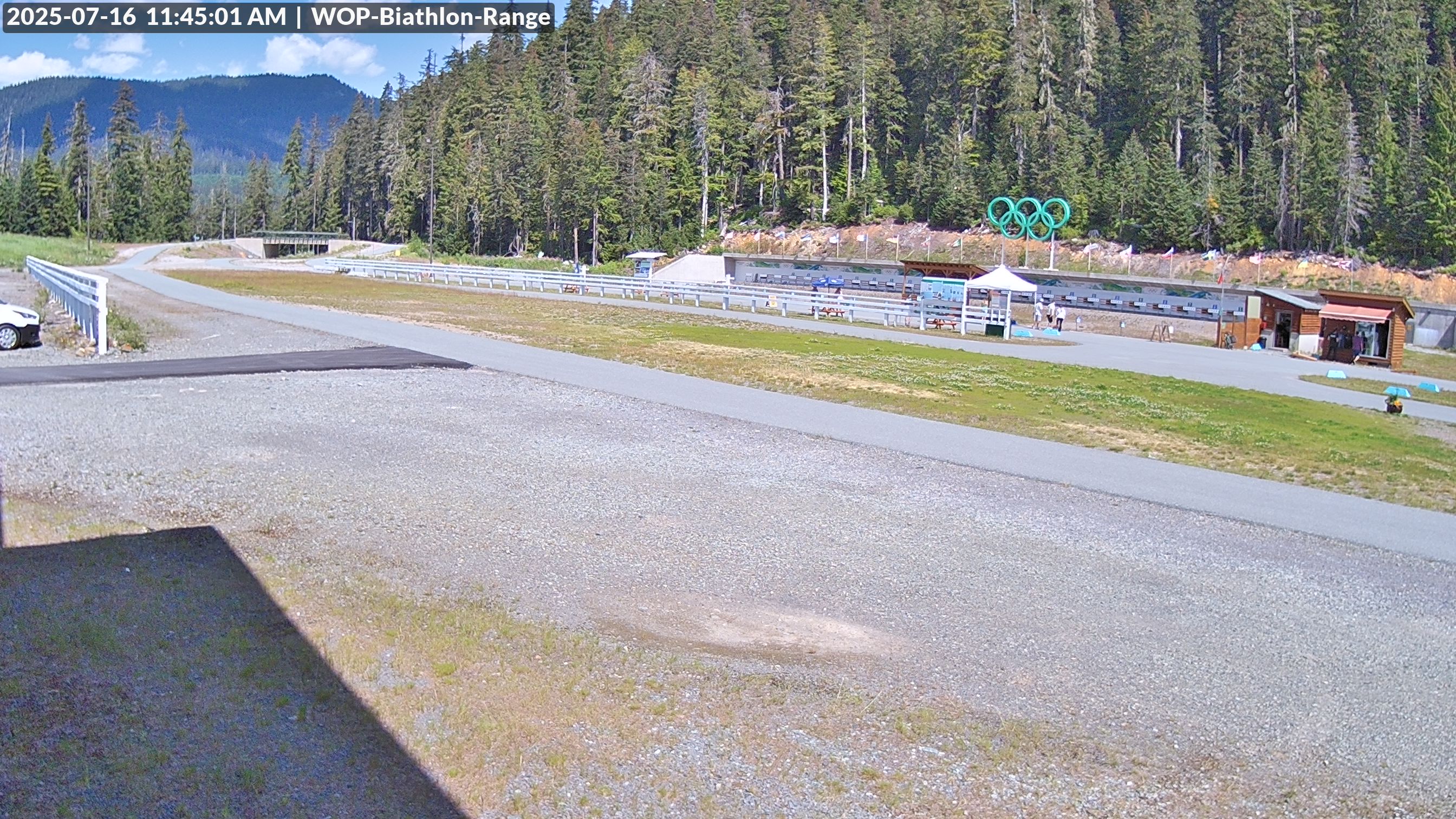 View looking North East to the Olympic Biathlon Range