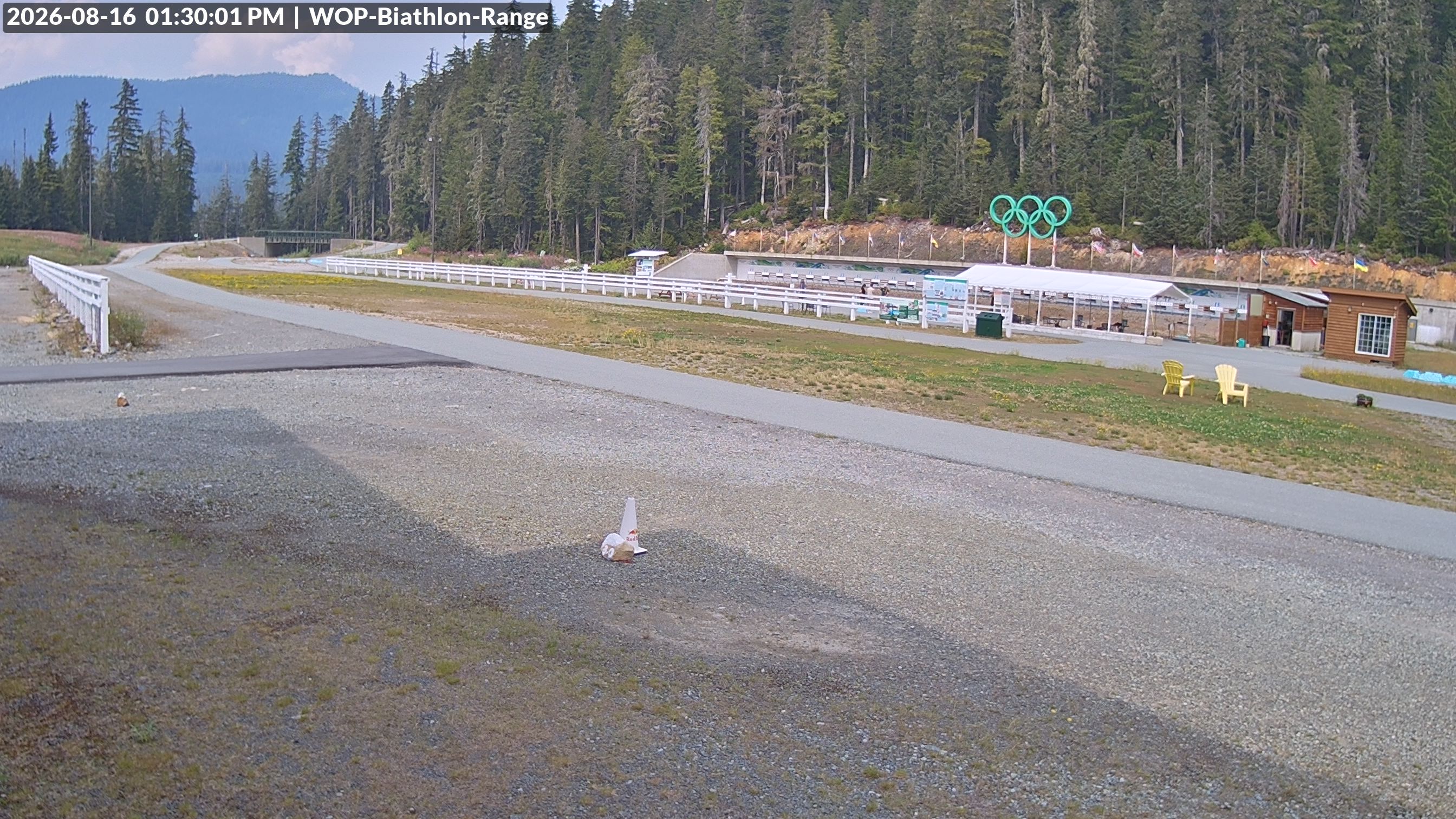 View looking North East to the Olympic Biathlon Range