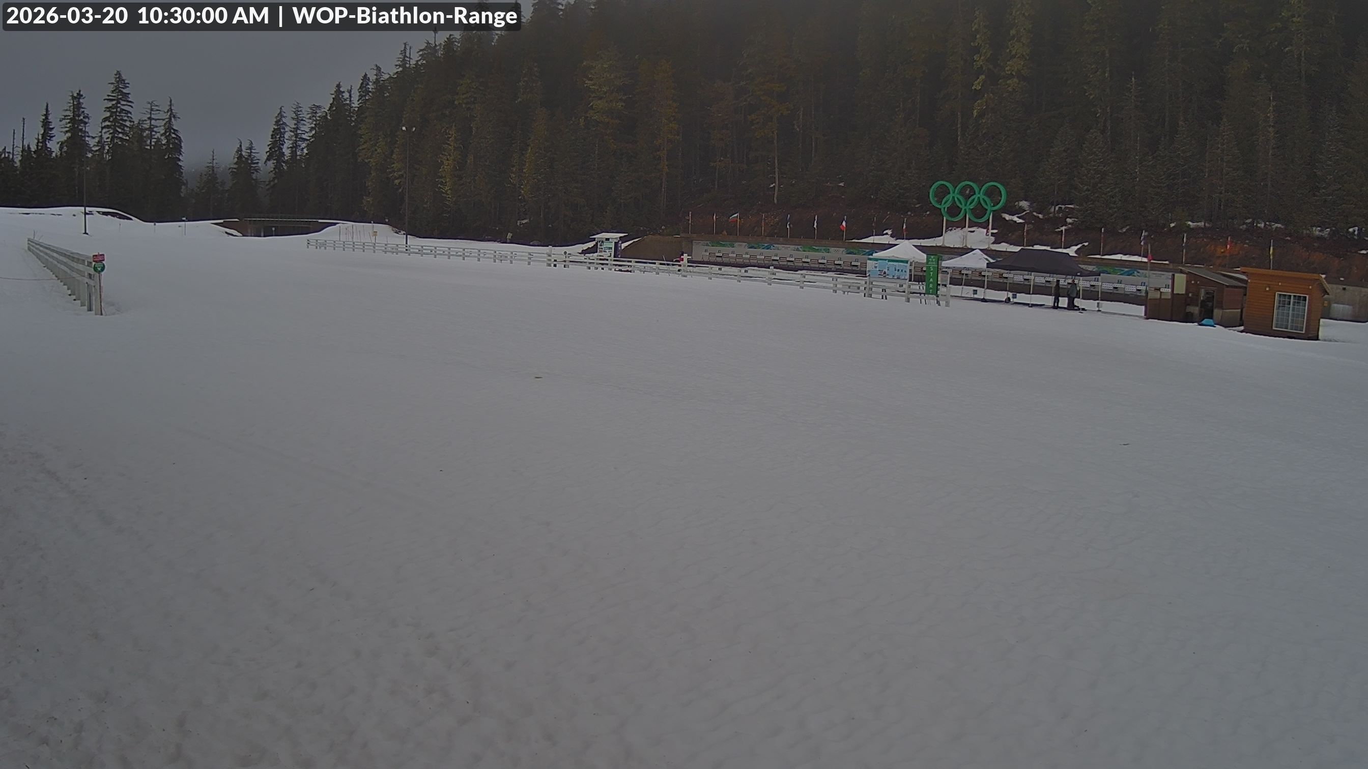 View looking North East to the Olympic Biathlon Range