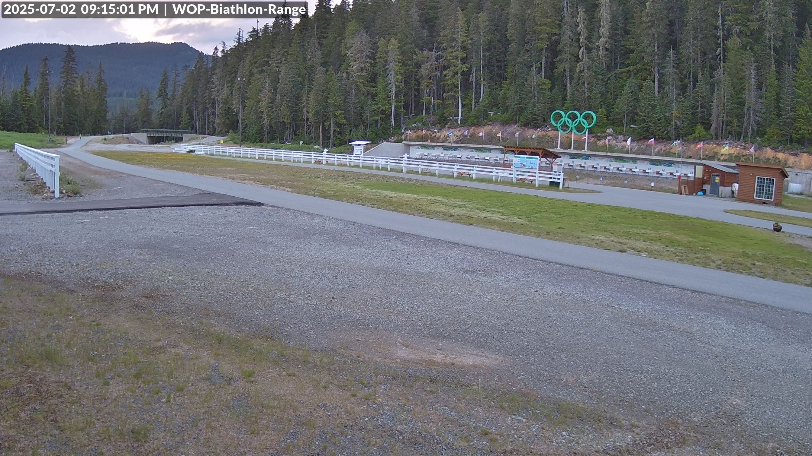 View looking North East to the Olympic Biathlon Range