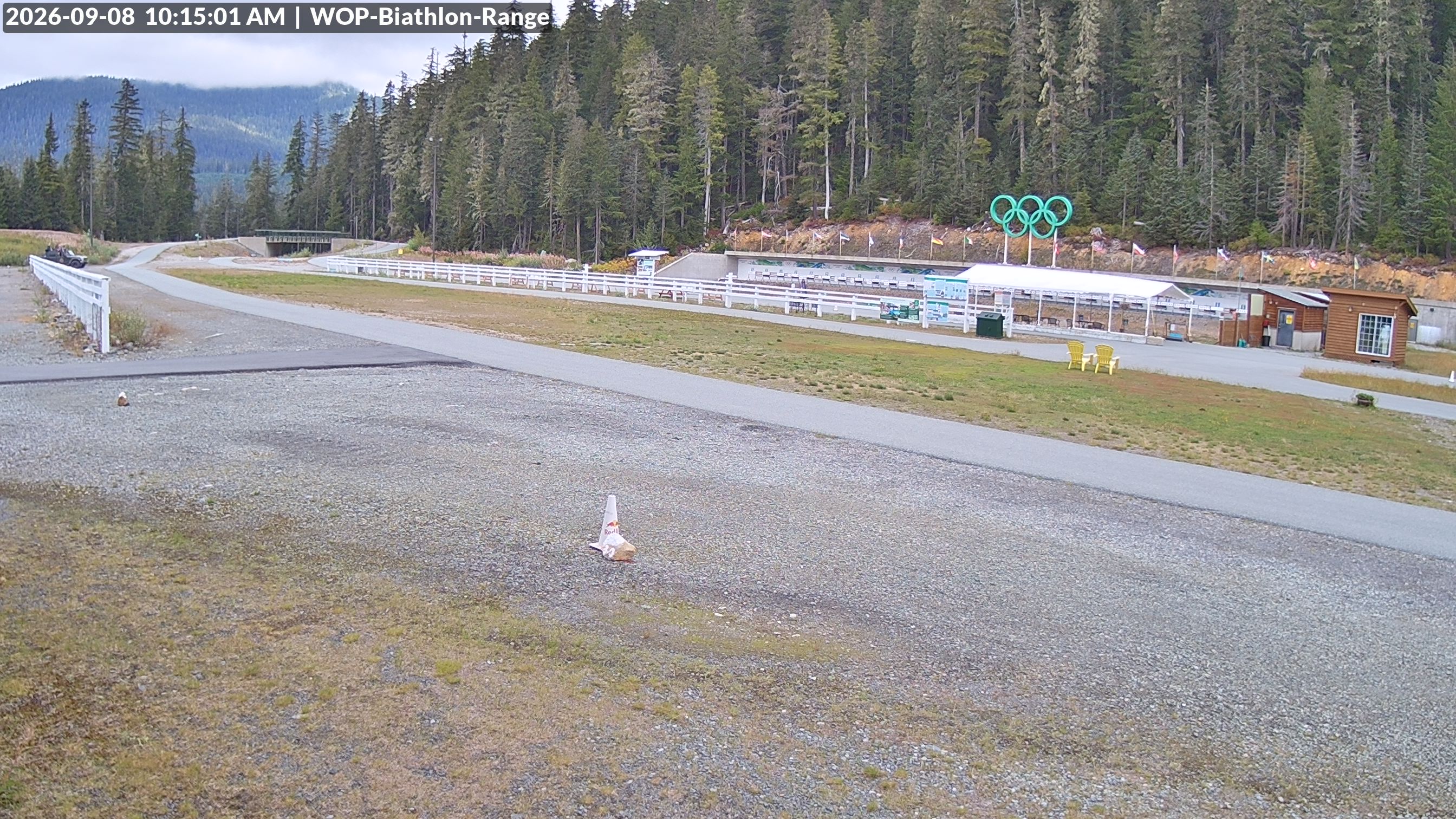 View looking North East to the Olympic Biathlon Range