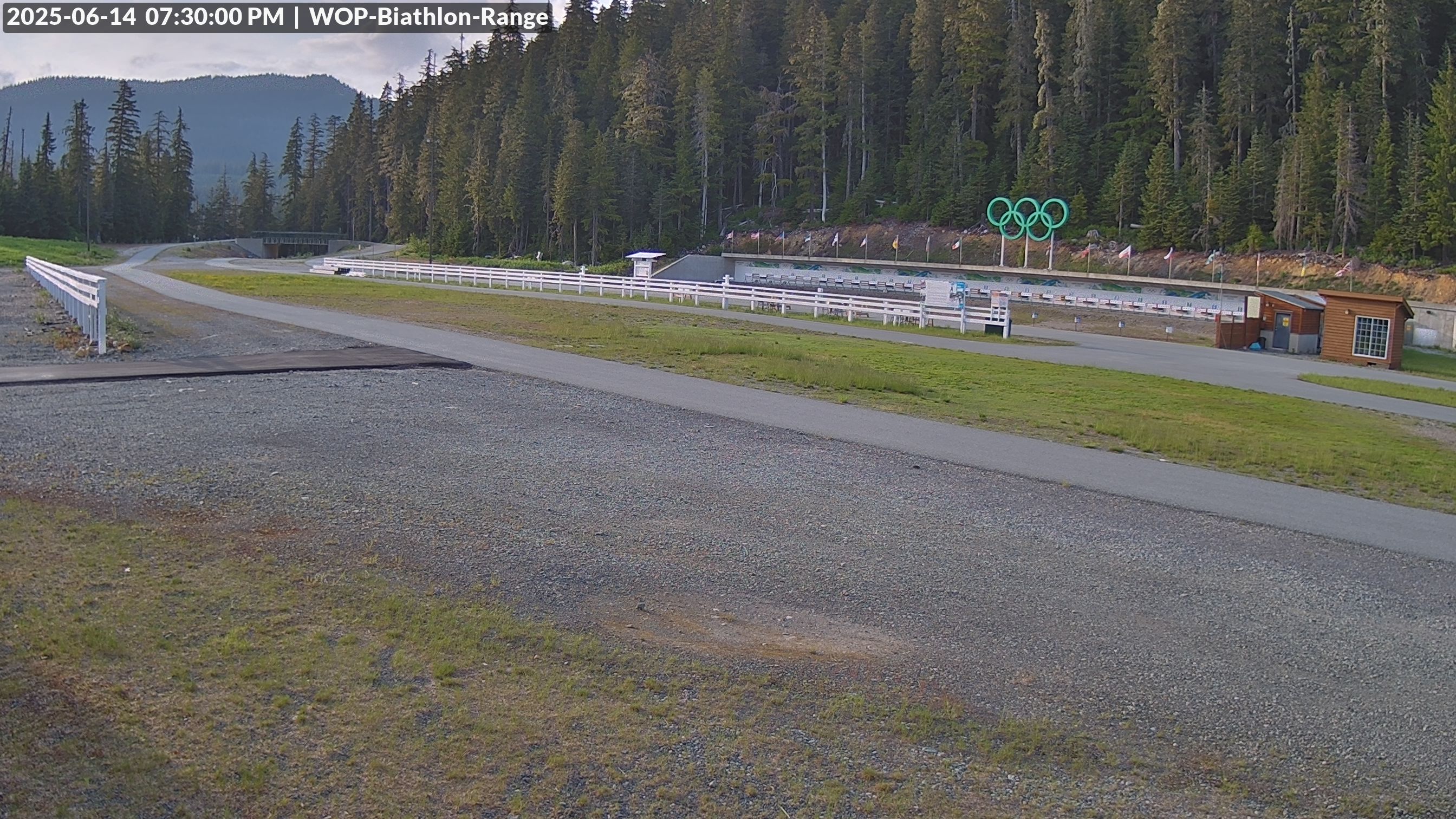 View looking North East to the Olympic Biathlon Range