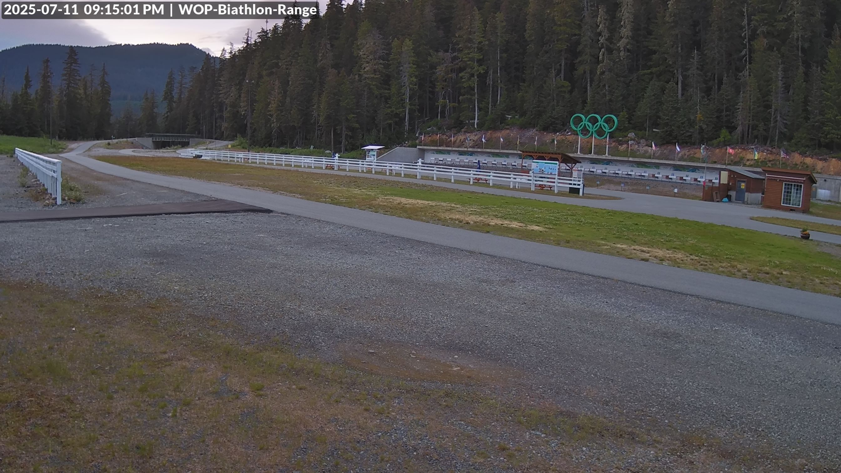 View looking North East to the Olympic Biathlon Range