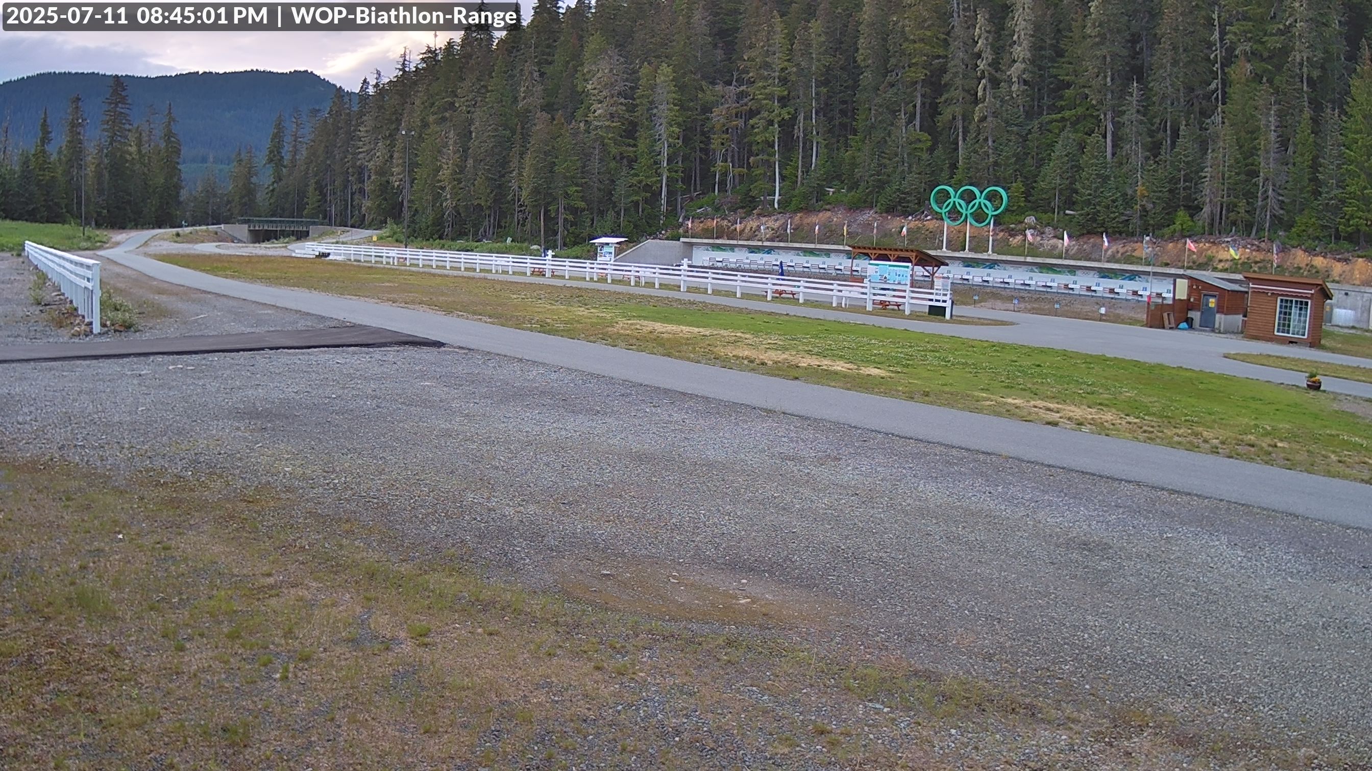 View looking North East to the Olympic Biathlon Range