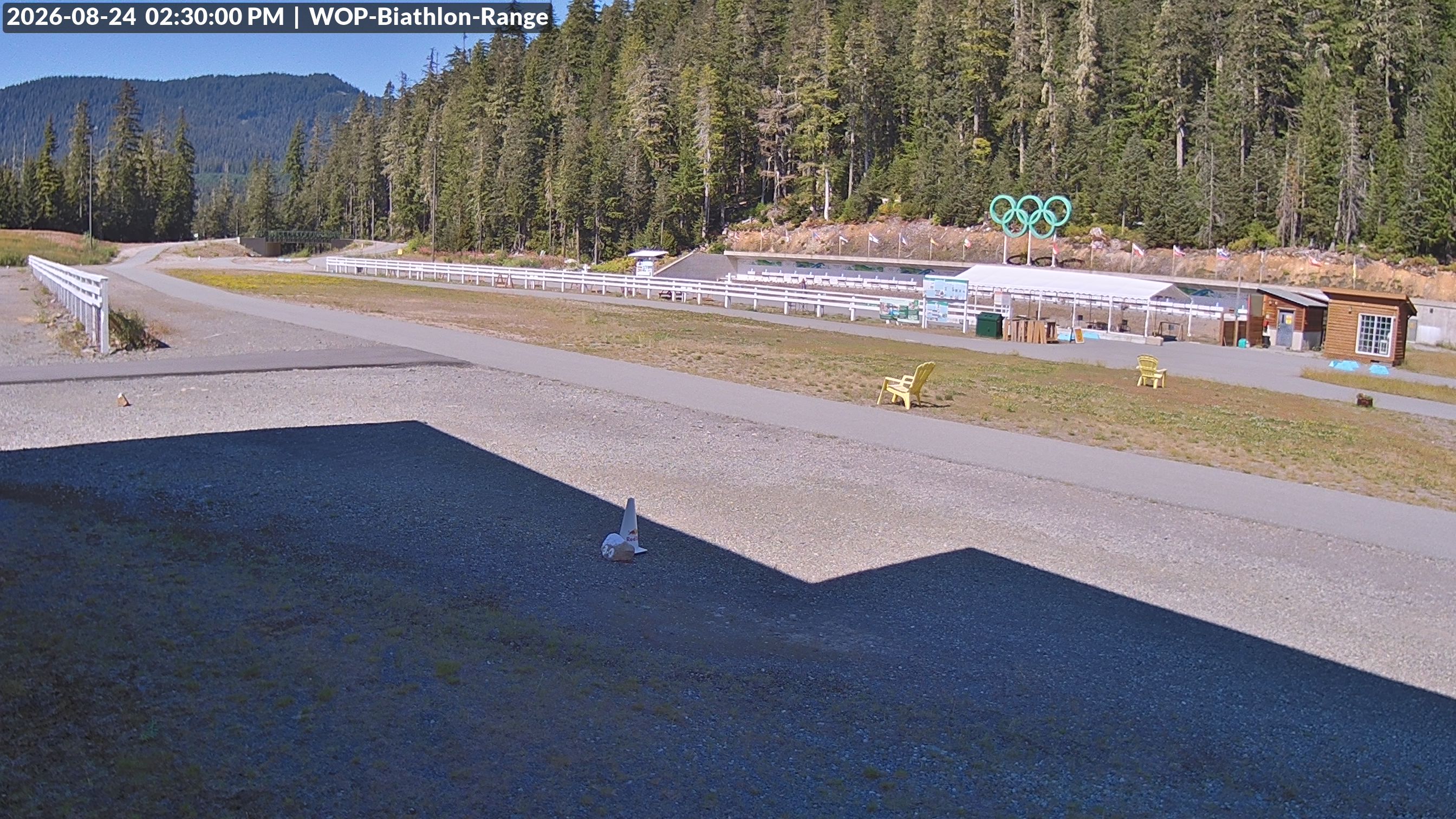 View looking North East to the Olympic Biathlon Range