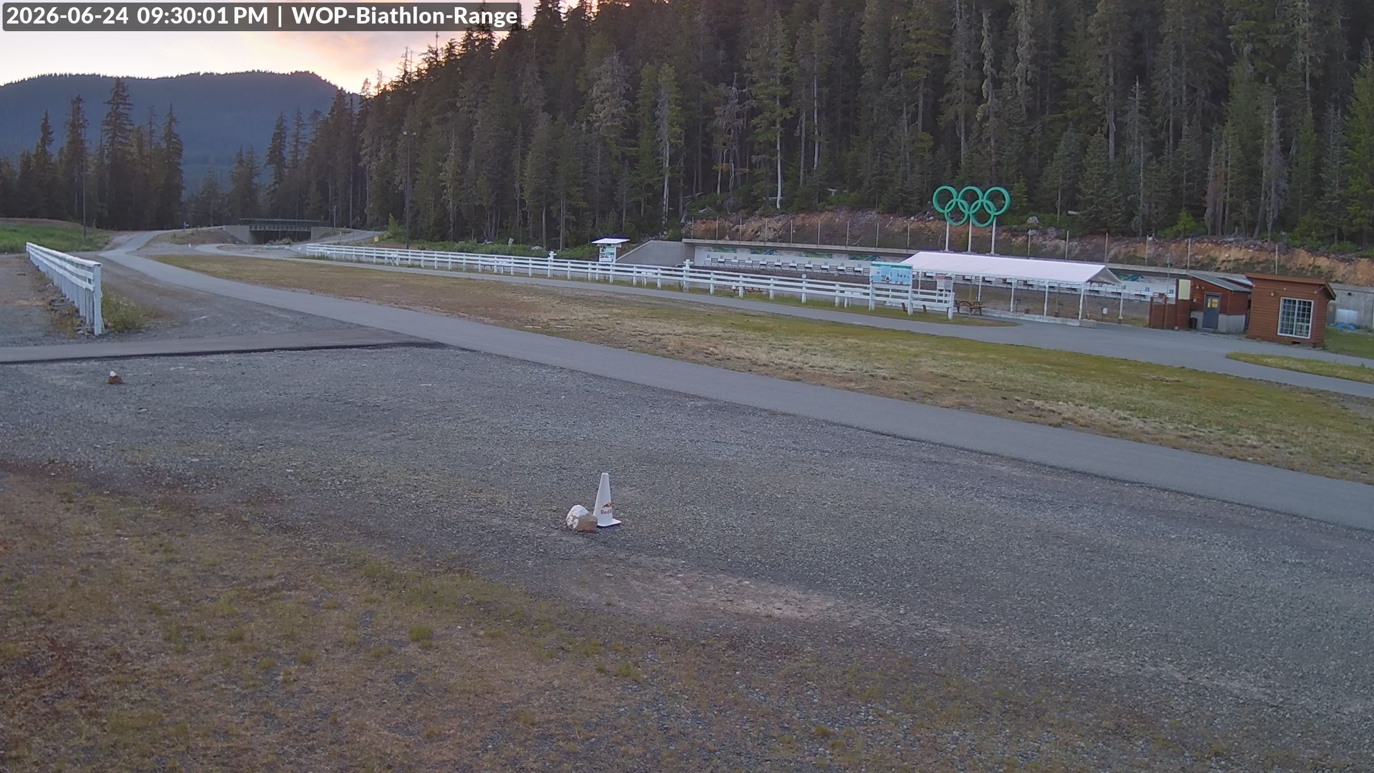 View looking North East to the Olympic Biathlon Range