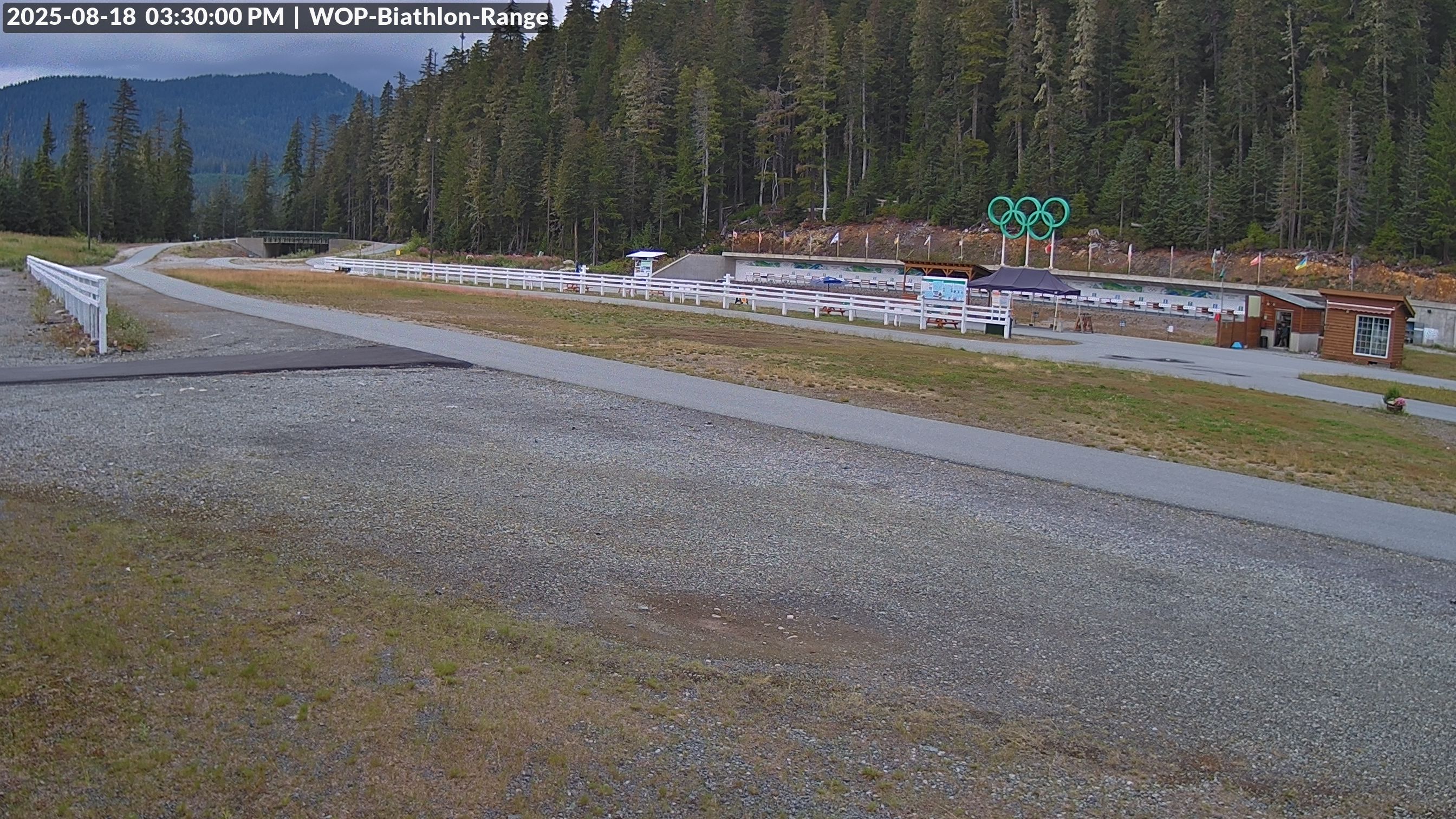 View looking North East to the Olympic Biathlon Range