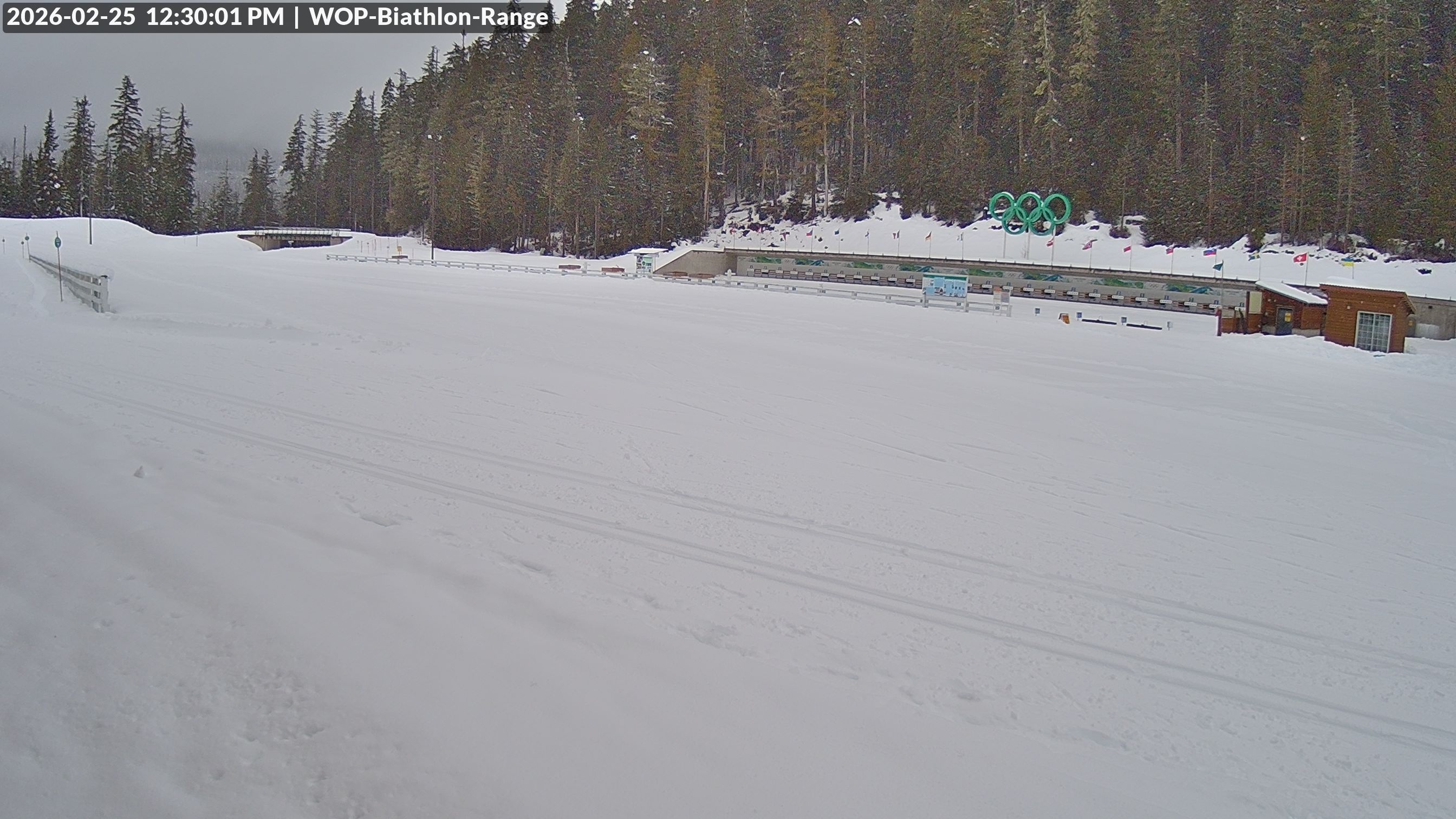 View looking North East to the Olympic Biathlon Range