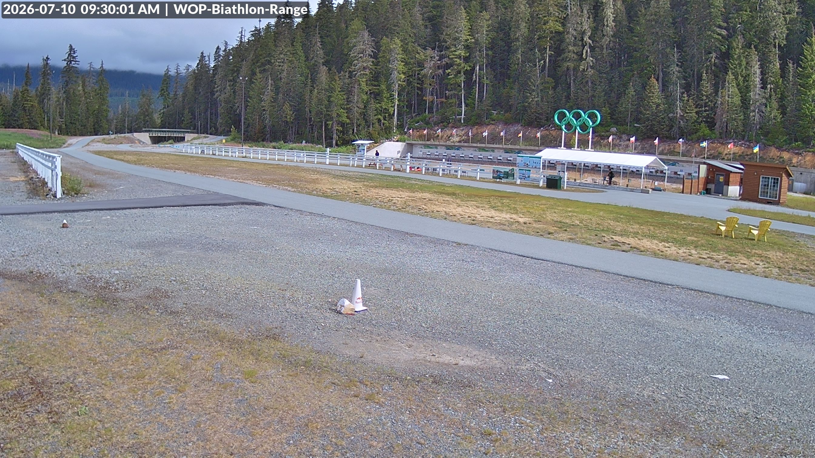 View looking North East to the Olympic Biathlon Range