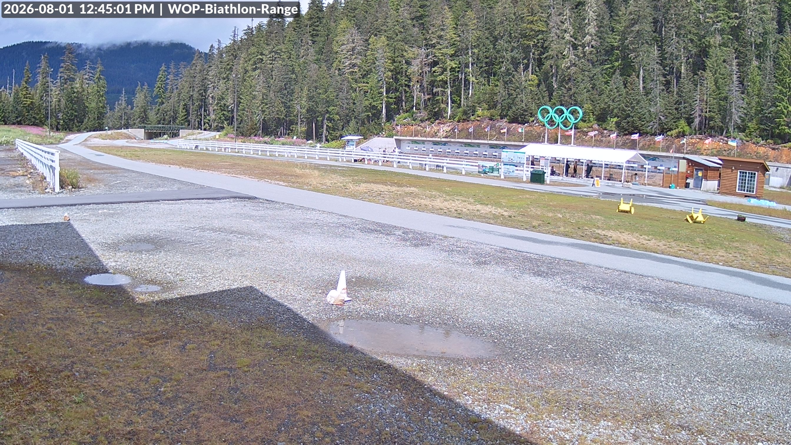 View looking North East to the Olympic Biathlon Range