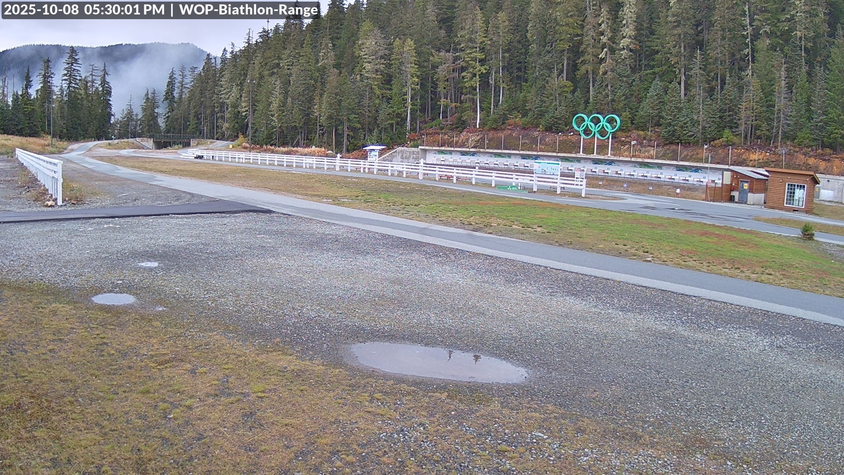 View looking North East to the Olympic Biathlon Range