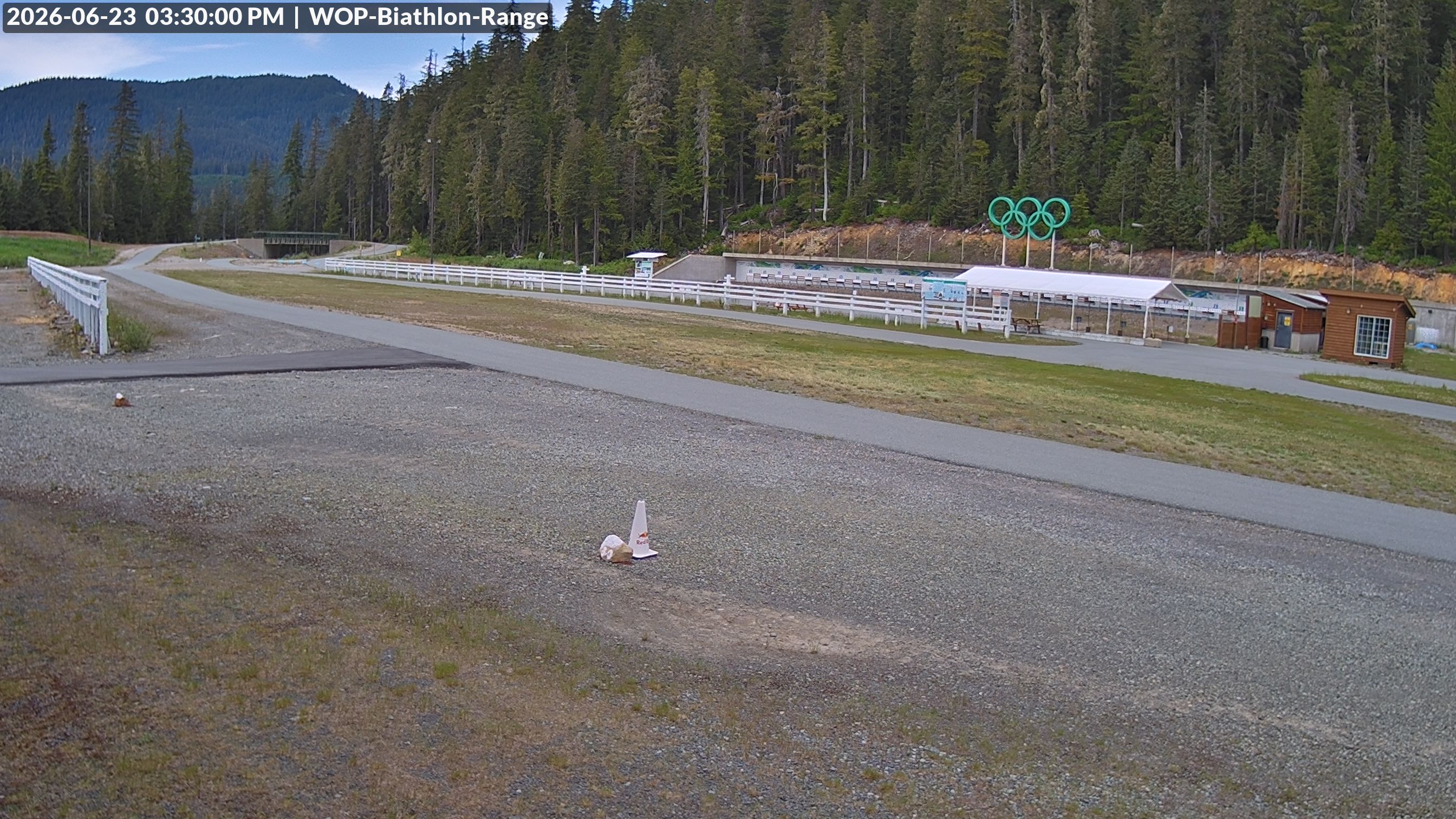View looking North East to the Olympic Biathlon Range