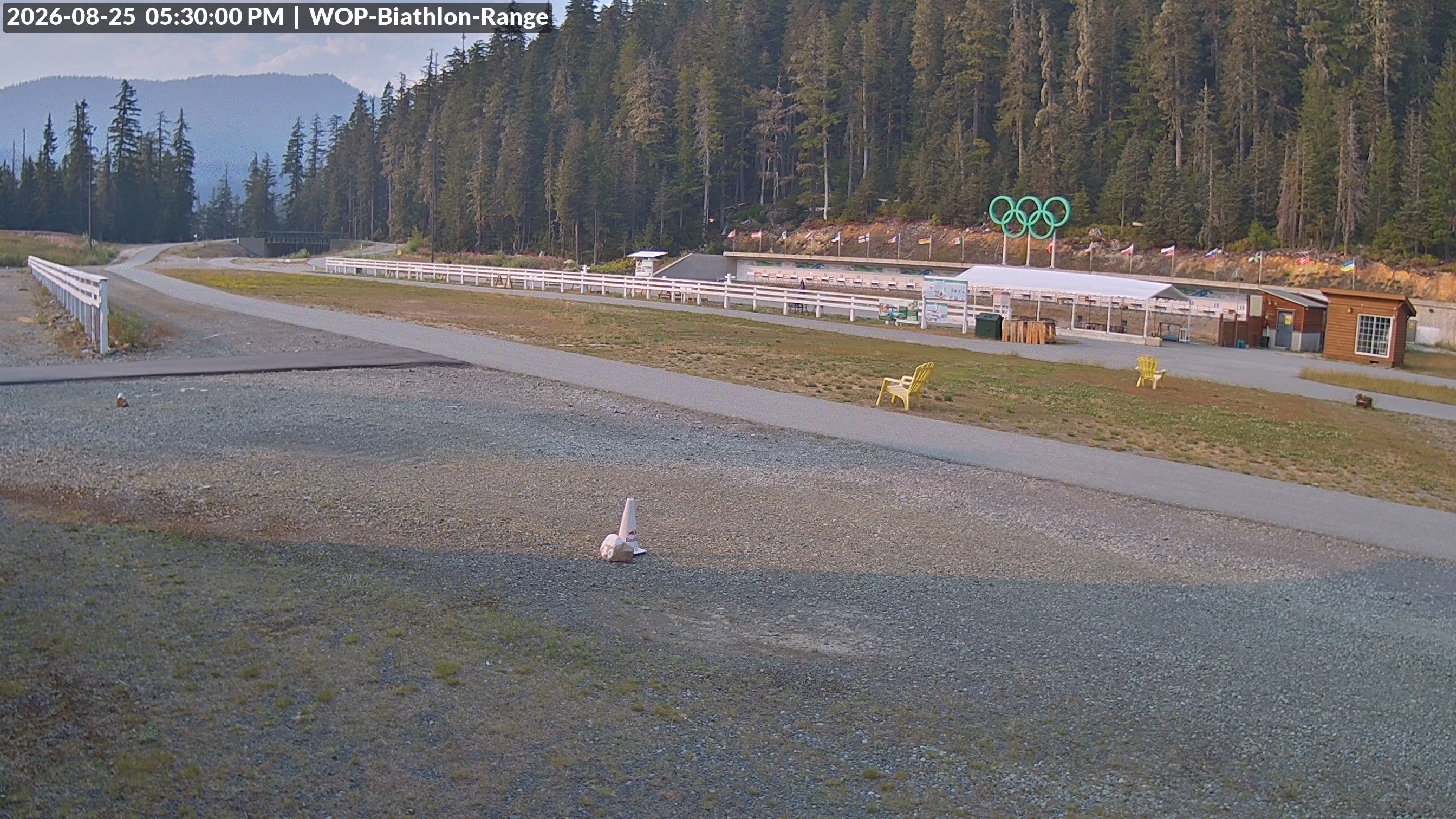 View looking North East to the Olympic Biathlon Range