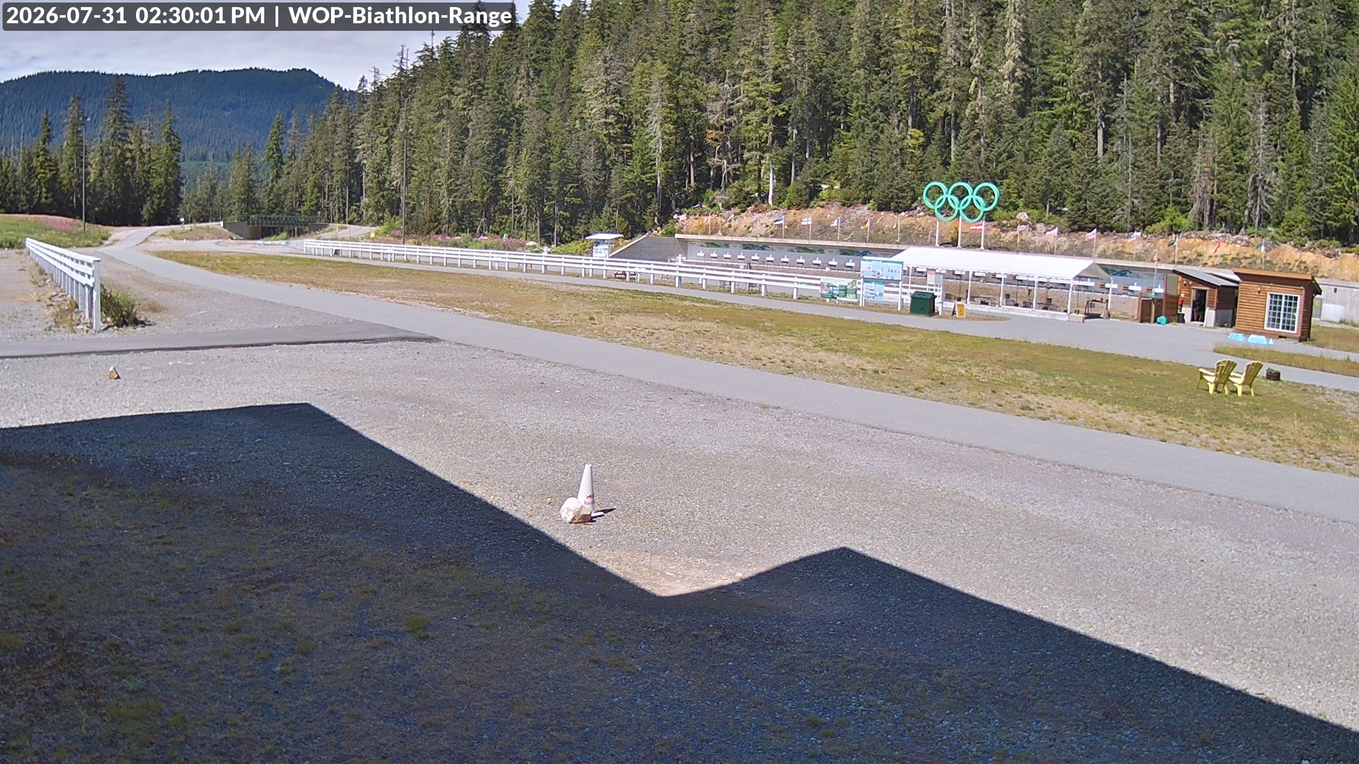 View looking North East to the Olympic Biathlon Range