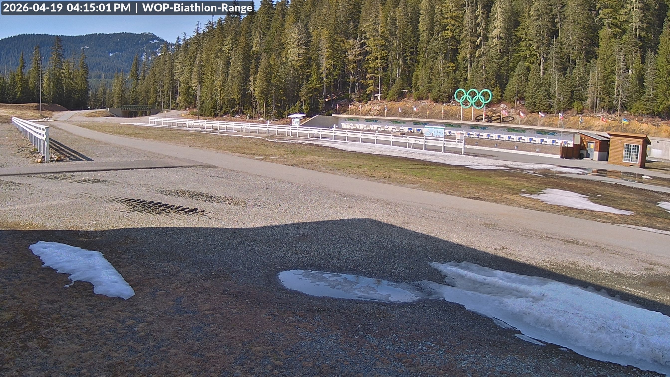 View looking North East to the Olympic Biathlon Range