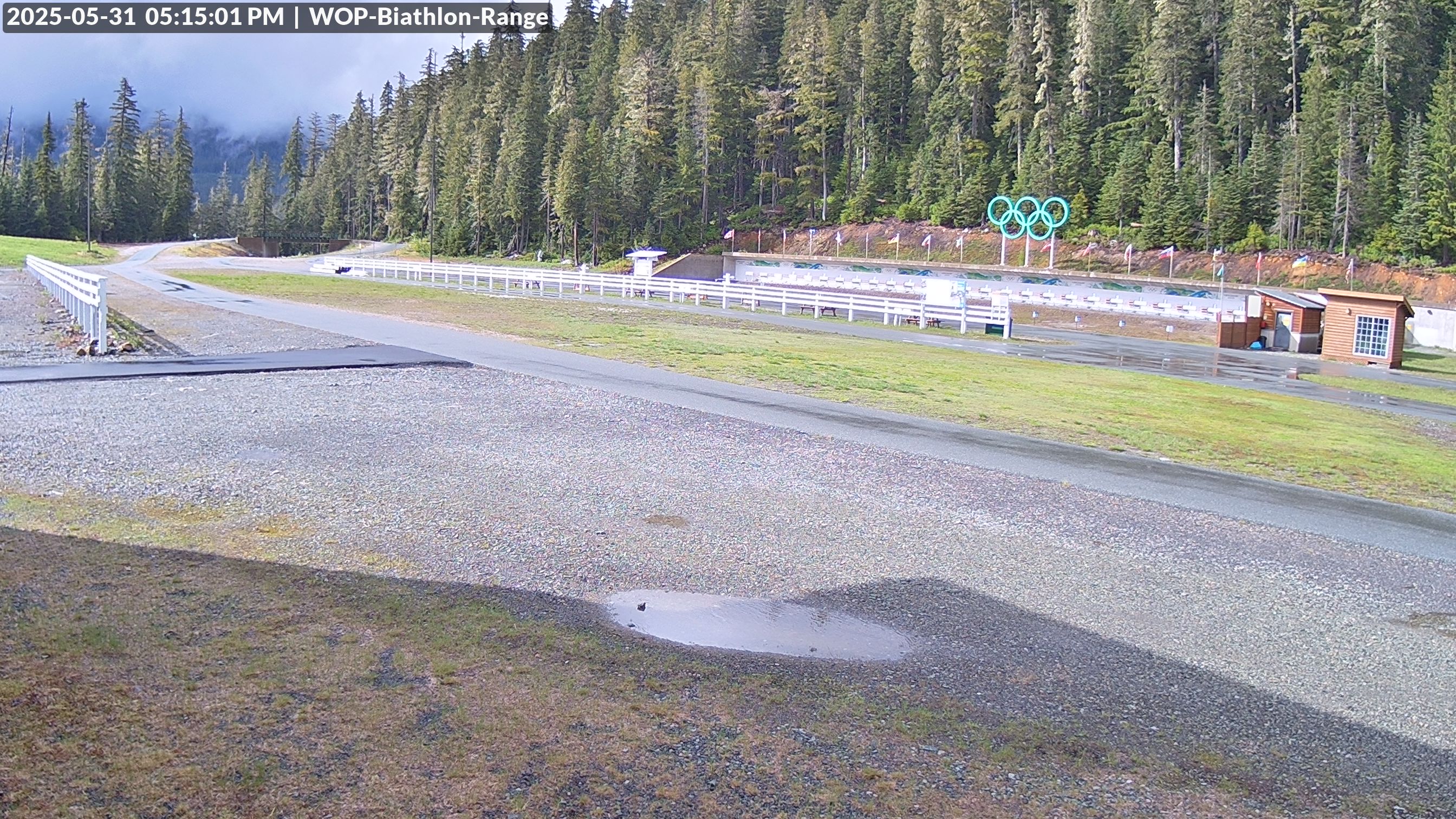 View looking North East to the Olympic Biathlon Range