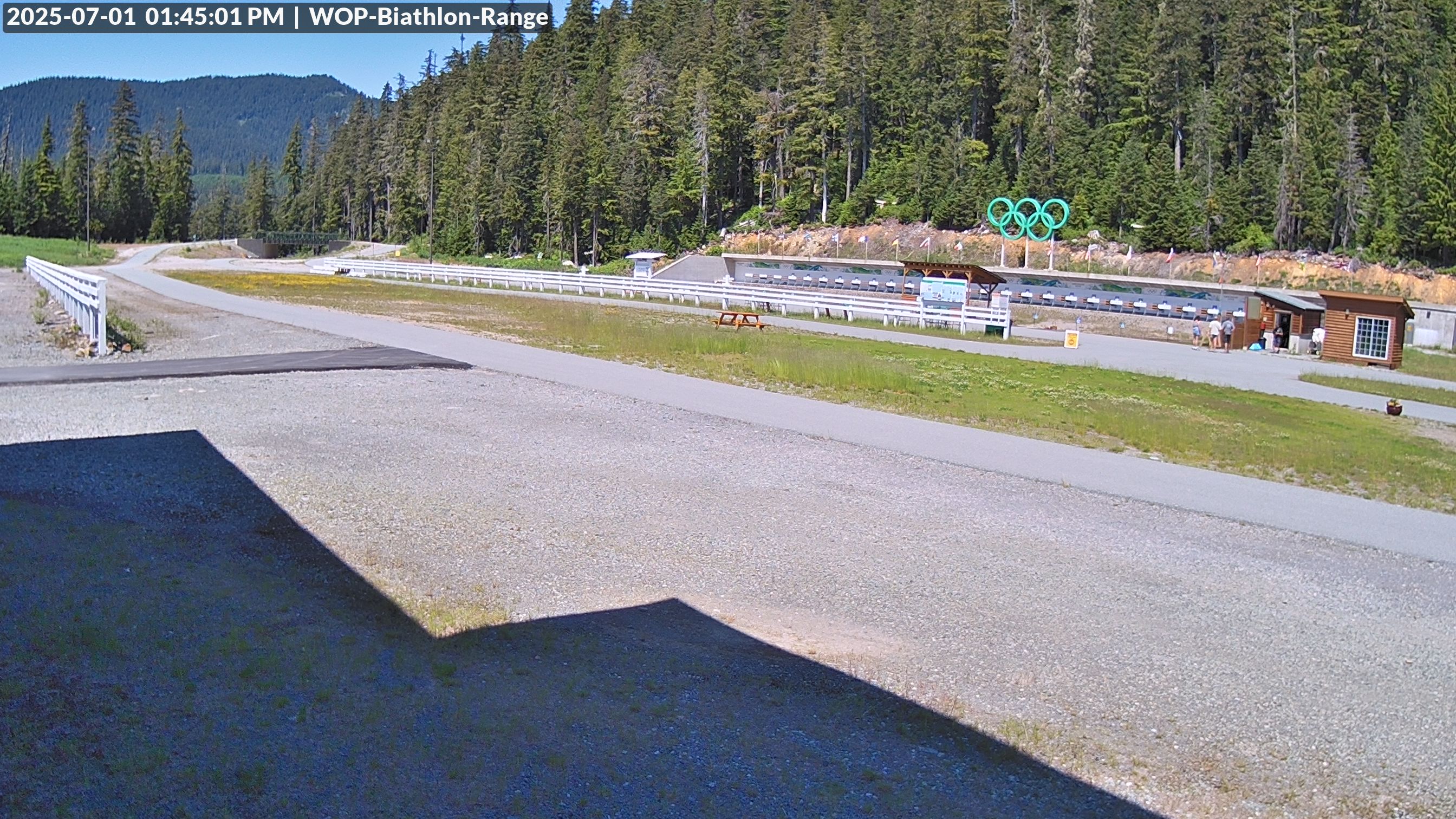View looking North East to the Olympic Biathlon Range