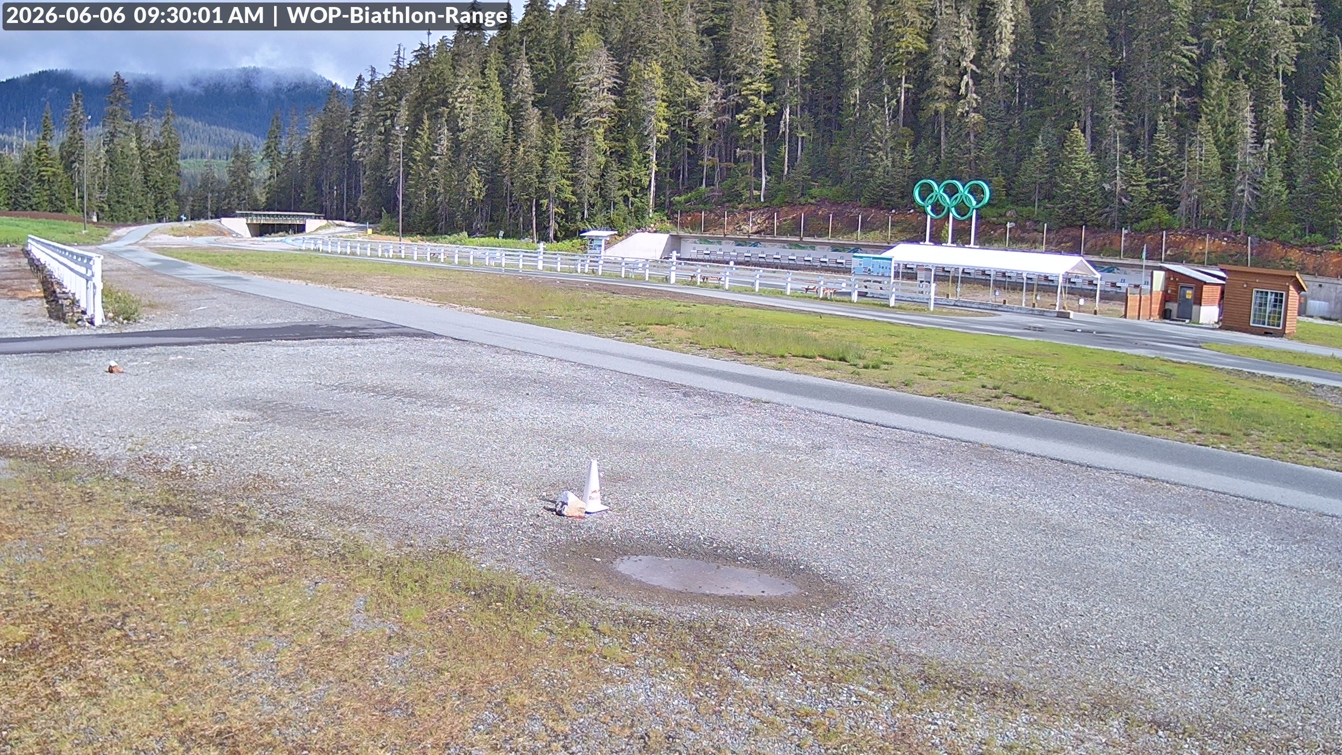 View looking North East to the Olympic Biathlon Range