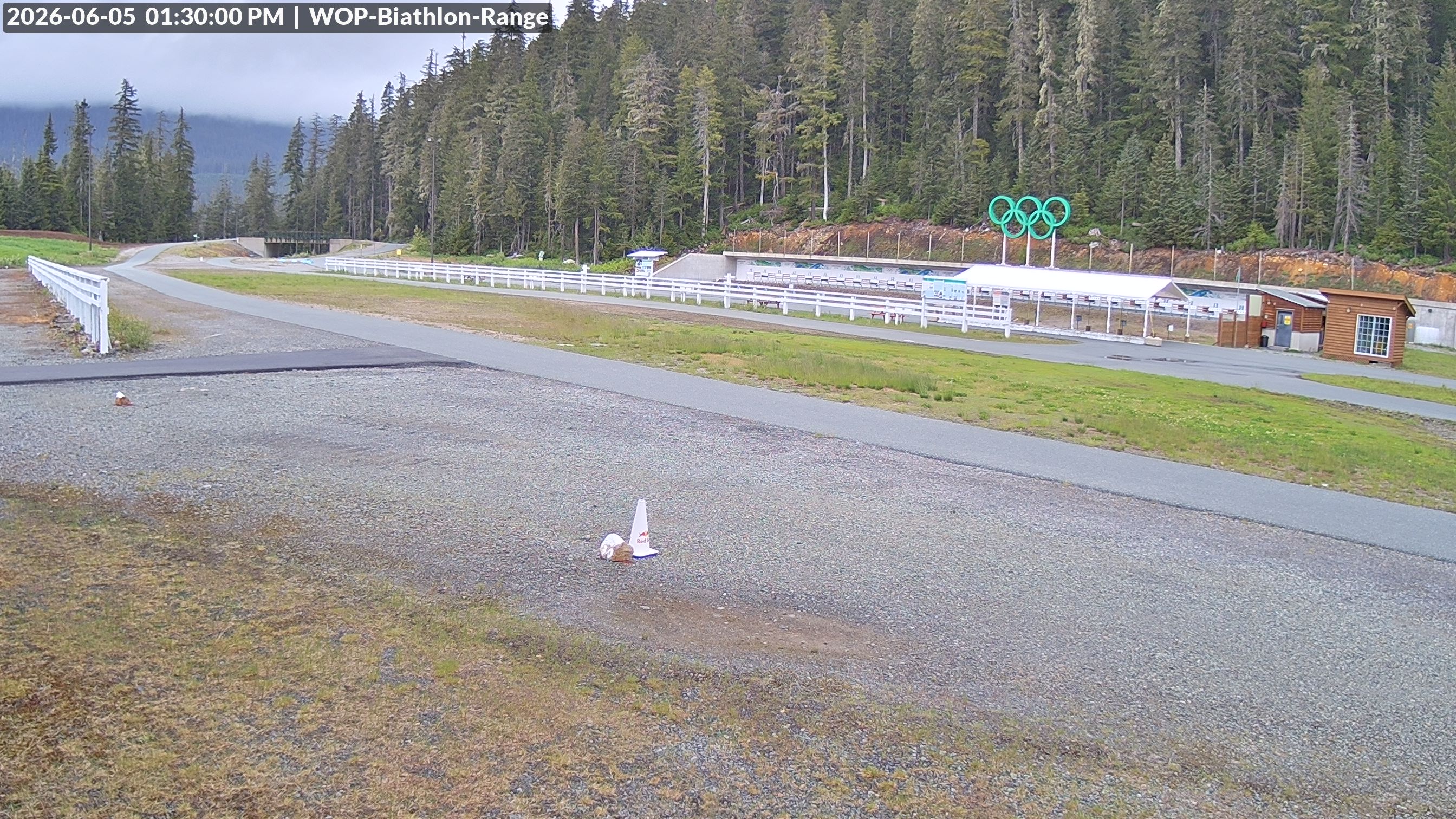 View looking North East to the Olympic Biathlon Range