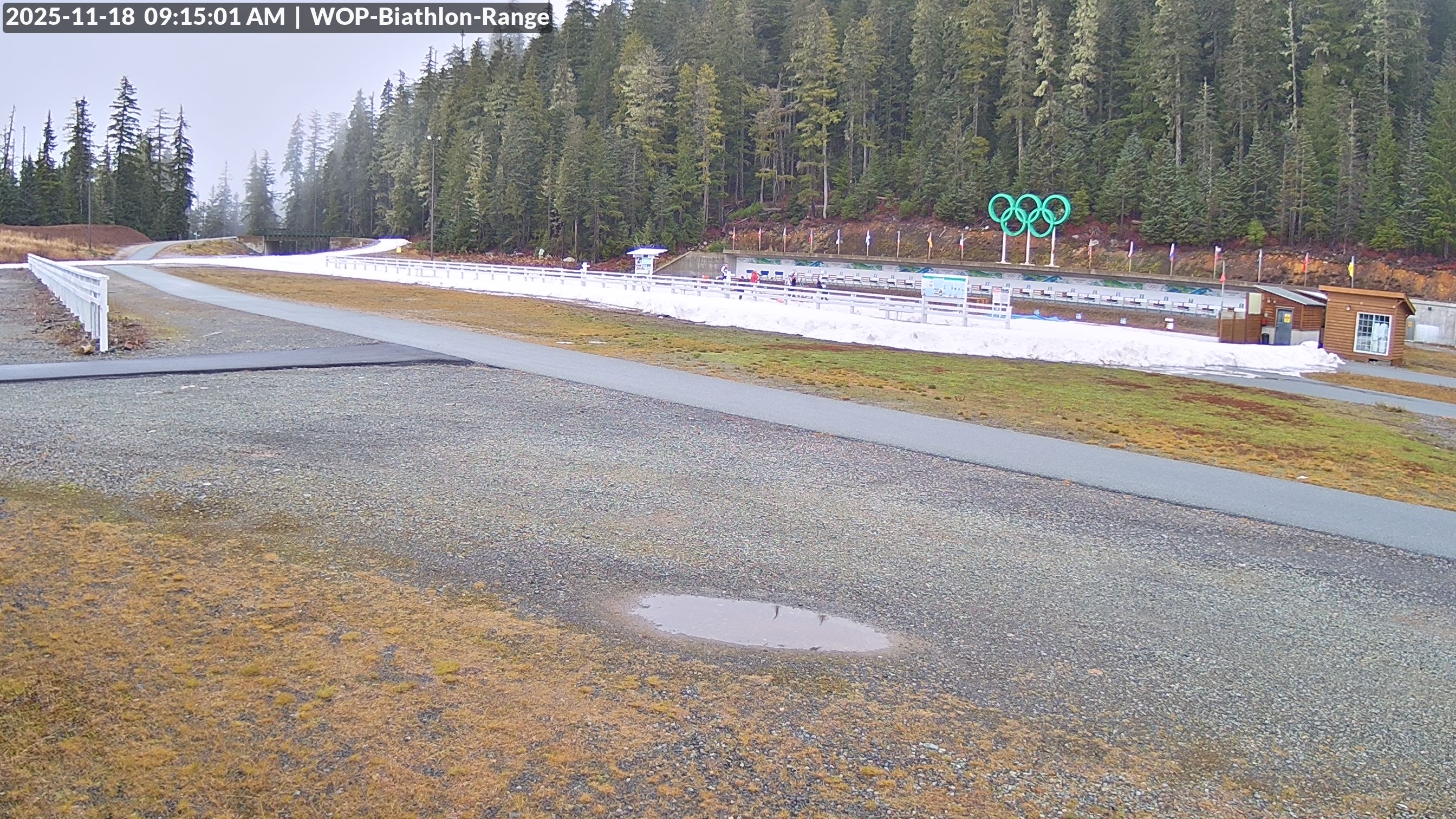 View looking North East to the Olympic Biathlon Range