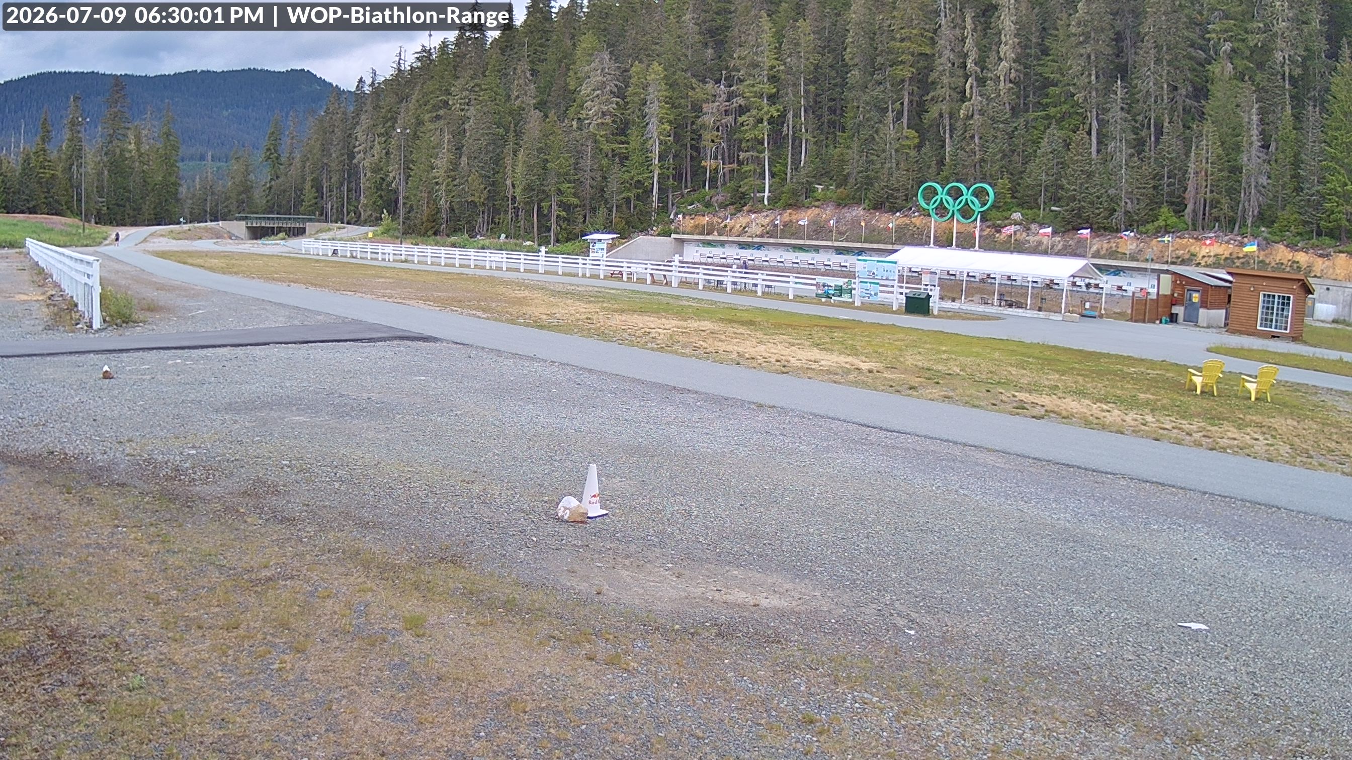 View looking North East to the Olympic Biathlon Range