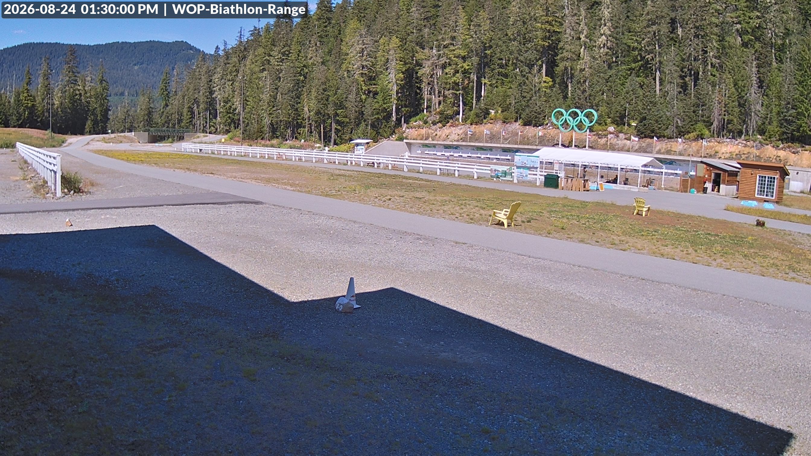 View looking North East to the Olympic Biathlon Range