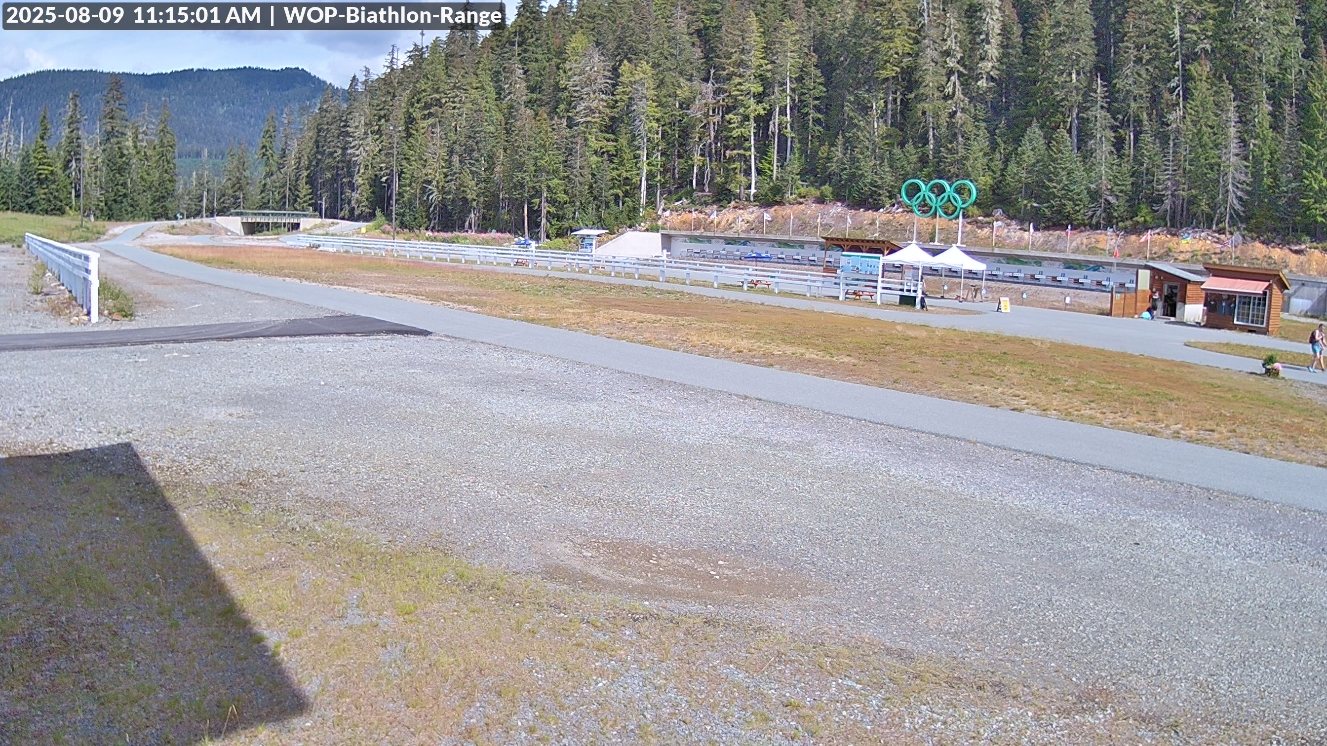 View looking North East to the Olympic Biathlon Range