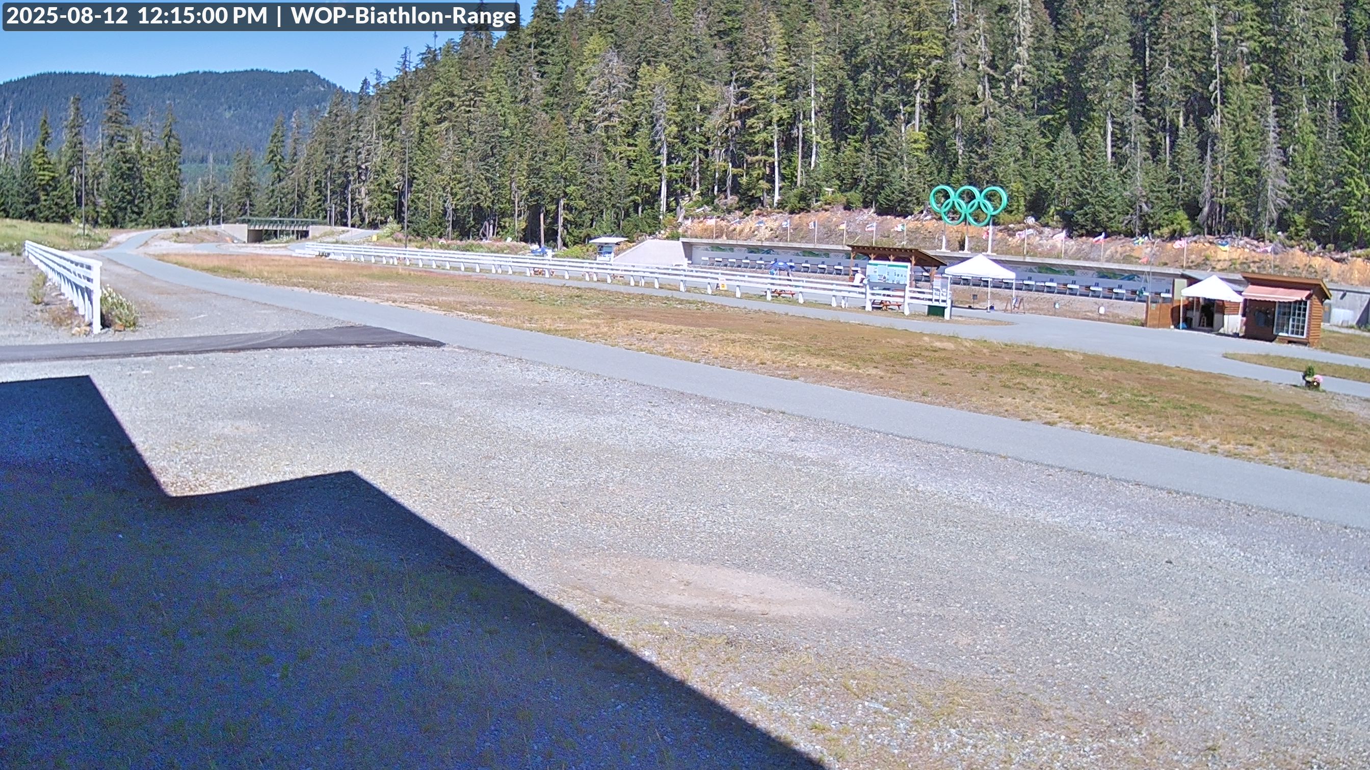 View looking North East to the Olympic Biathlon Range