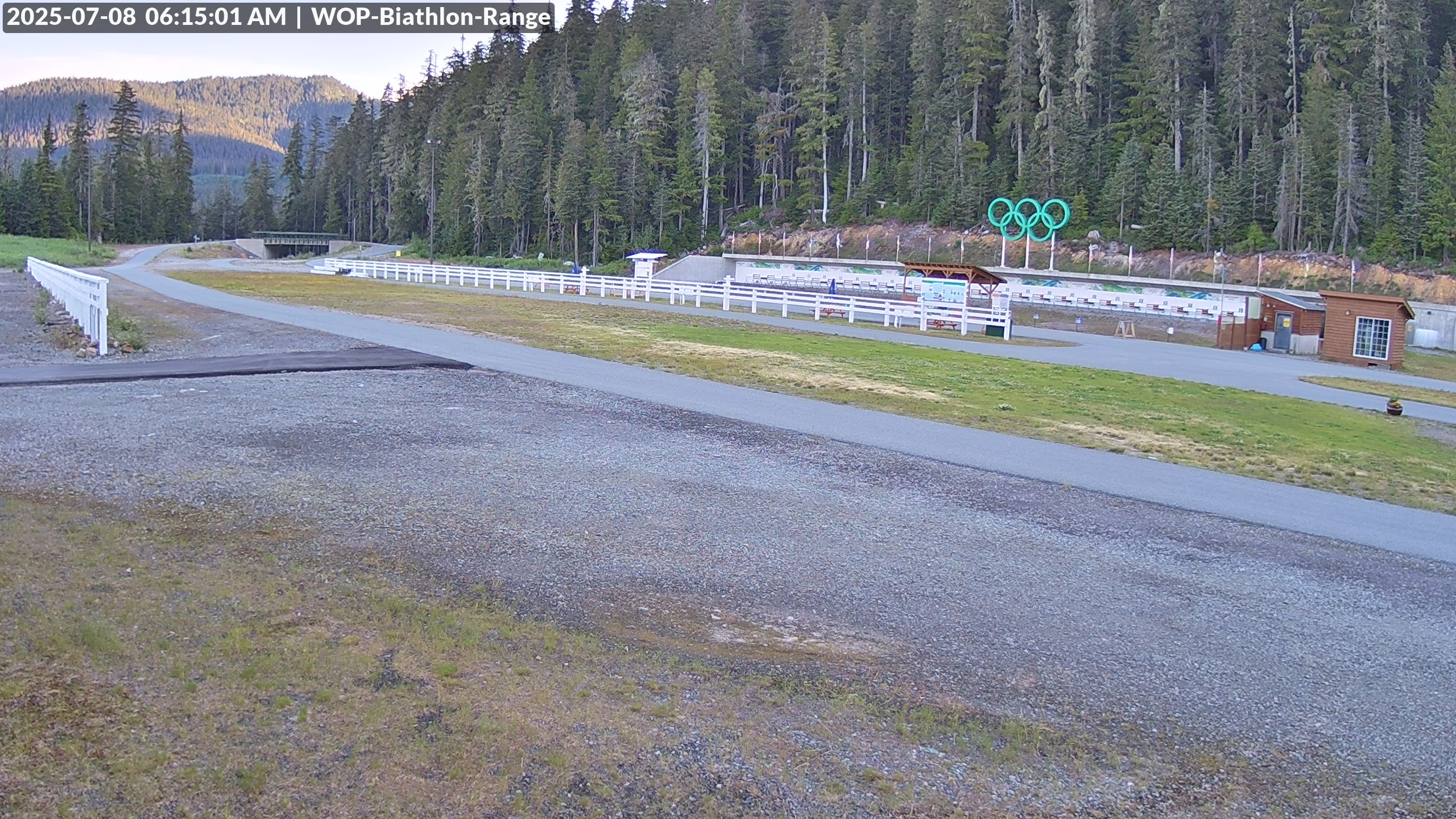 View looking North East to the Olympic Biathlon Range