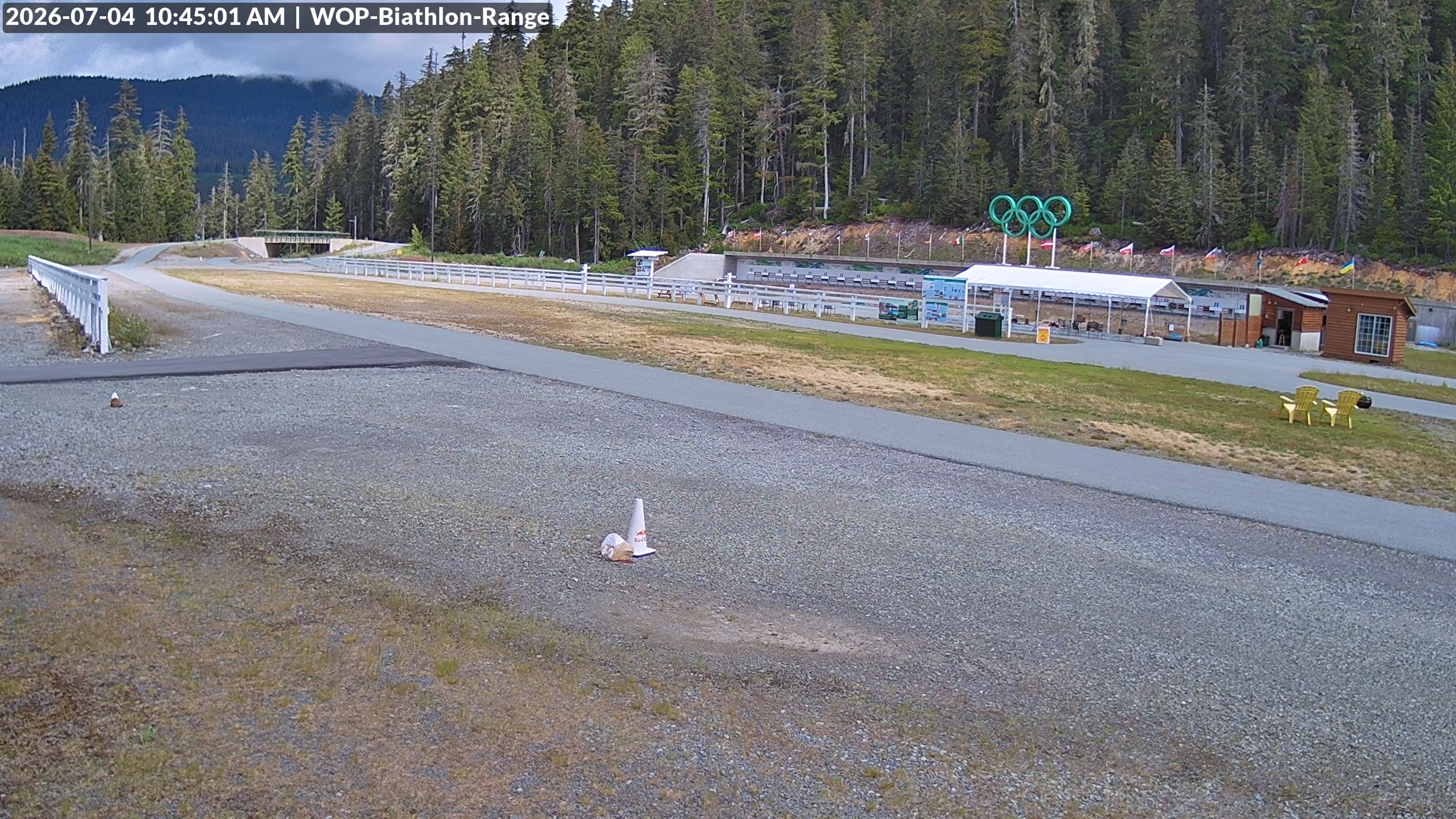 View looking North East to the Olympic Biathlon Range