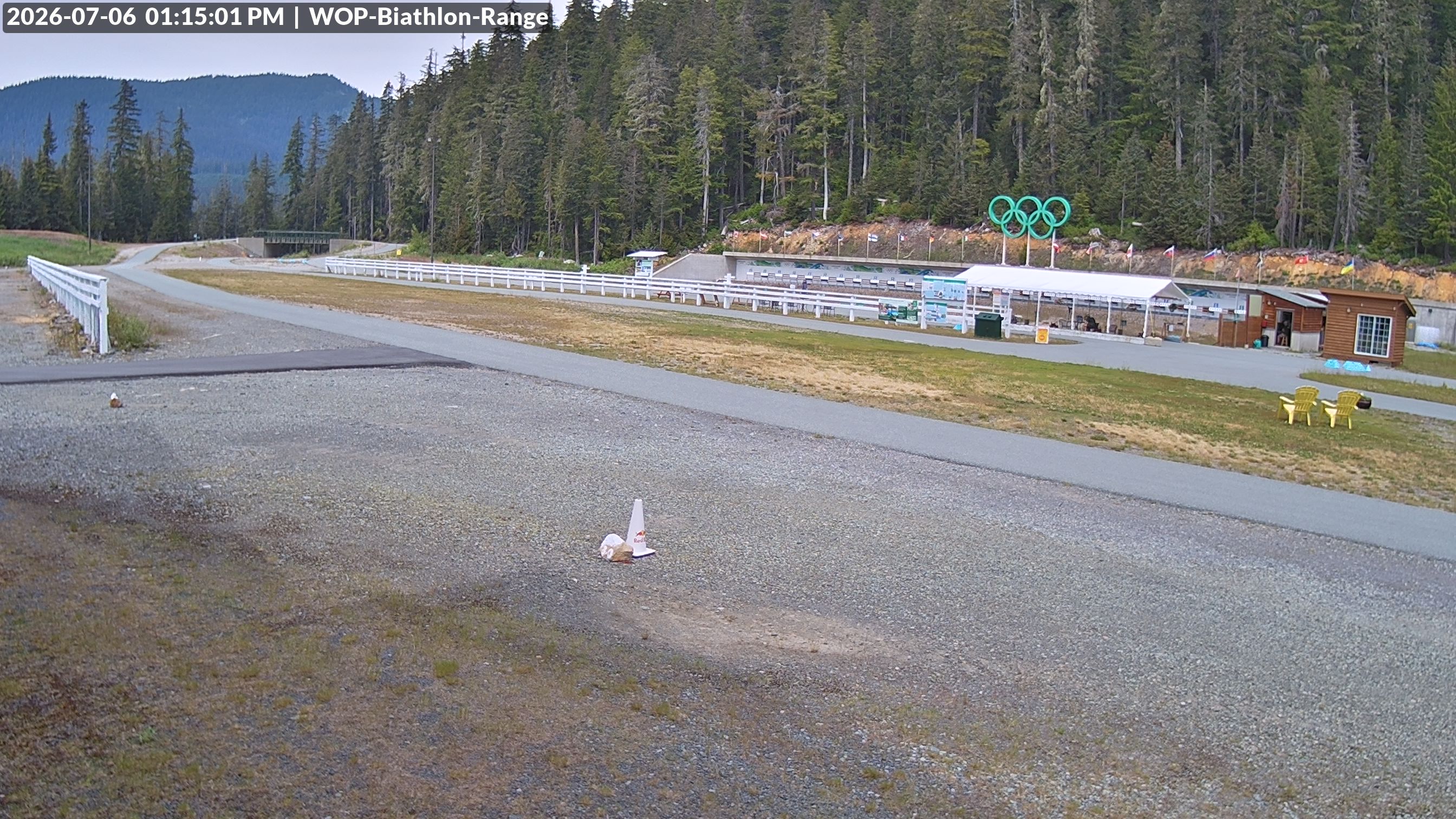 View looking North East to the Olympic Biathlon Range