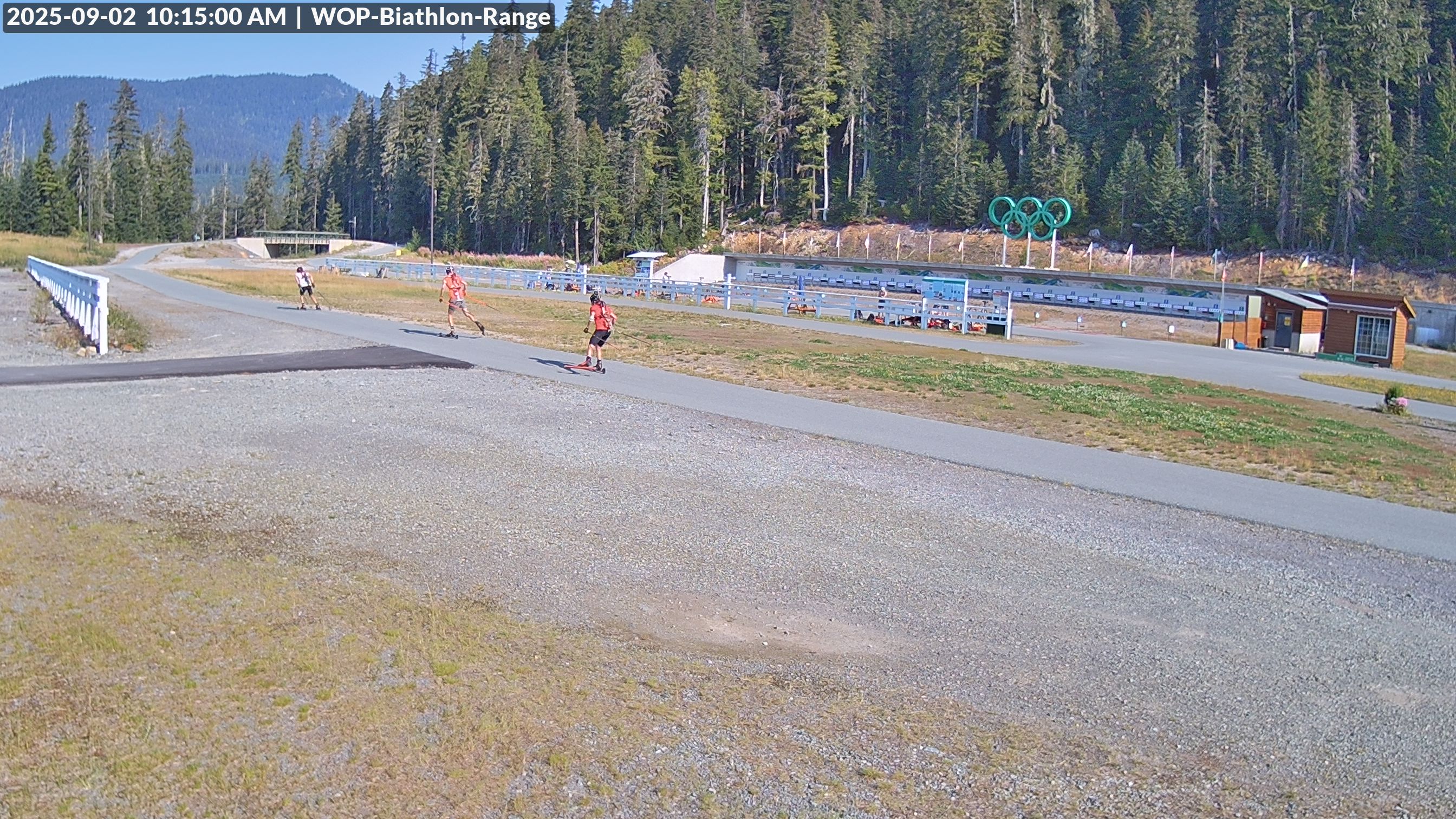 View looking North East to the Olympic Biathlon Range