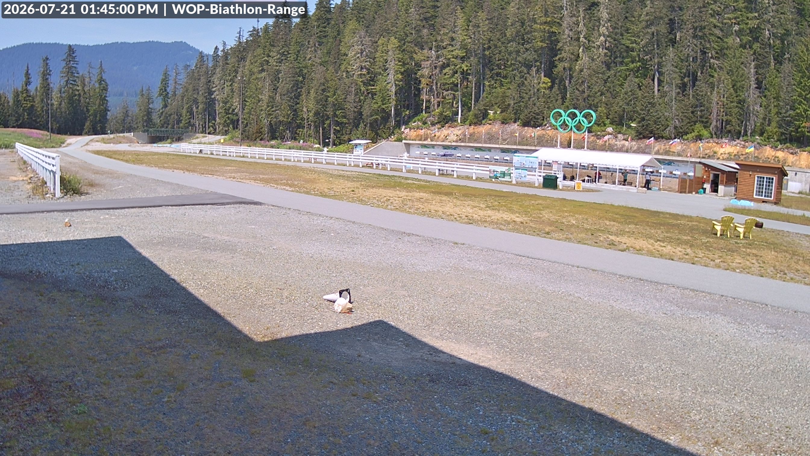 View looking North East to the Olympic Biathlon Range