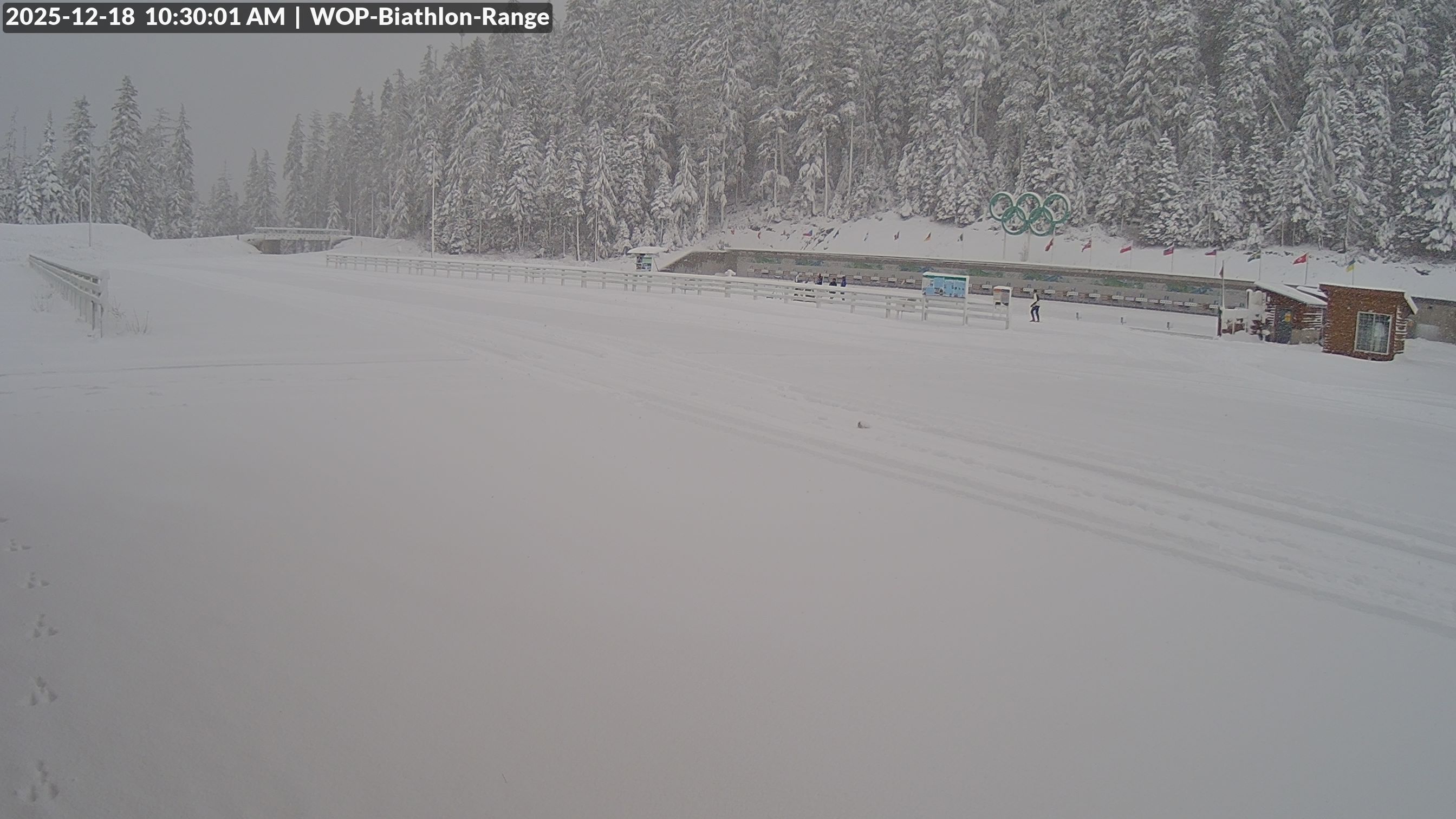 View looking North East to the Olympic Biathlon Range