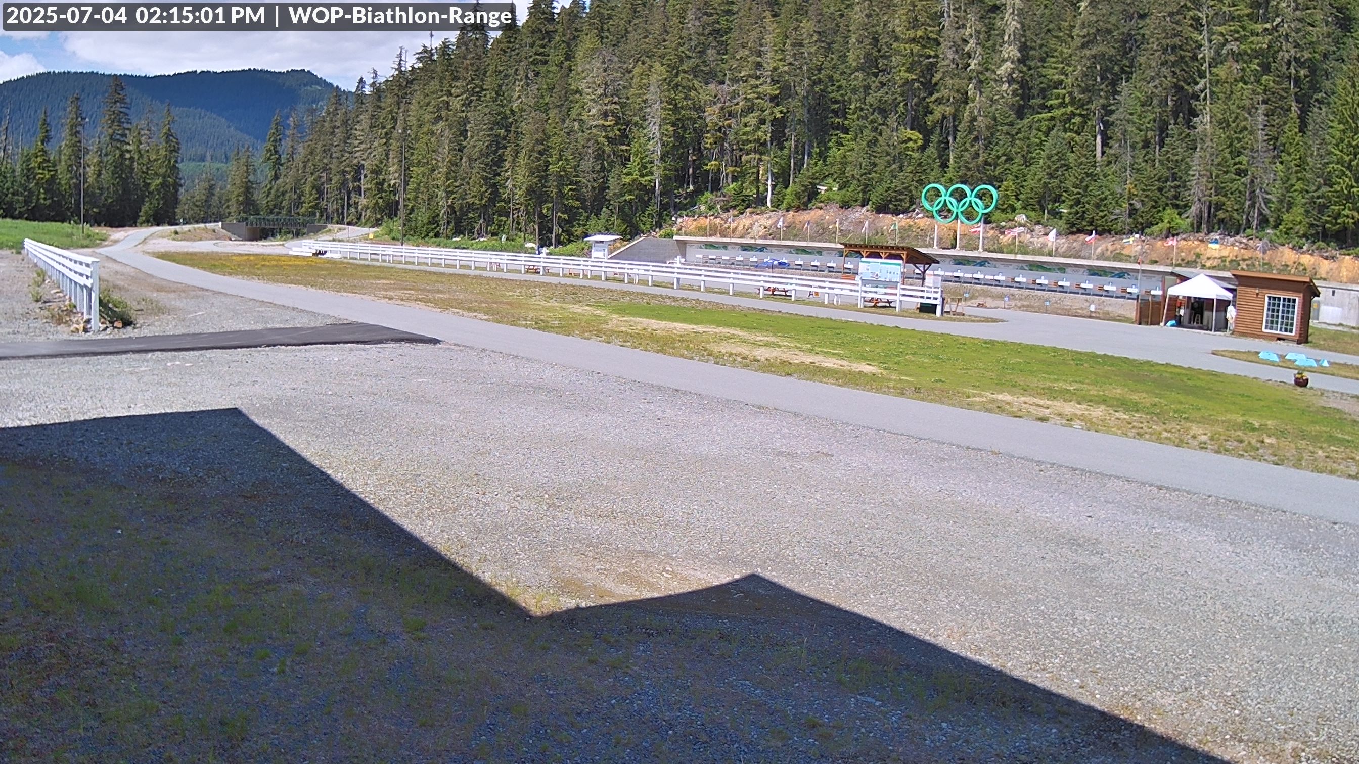 View looking North East to the Olympic Biathlon Range