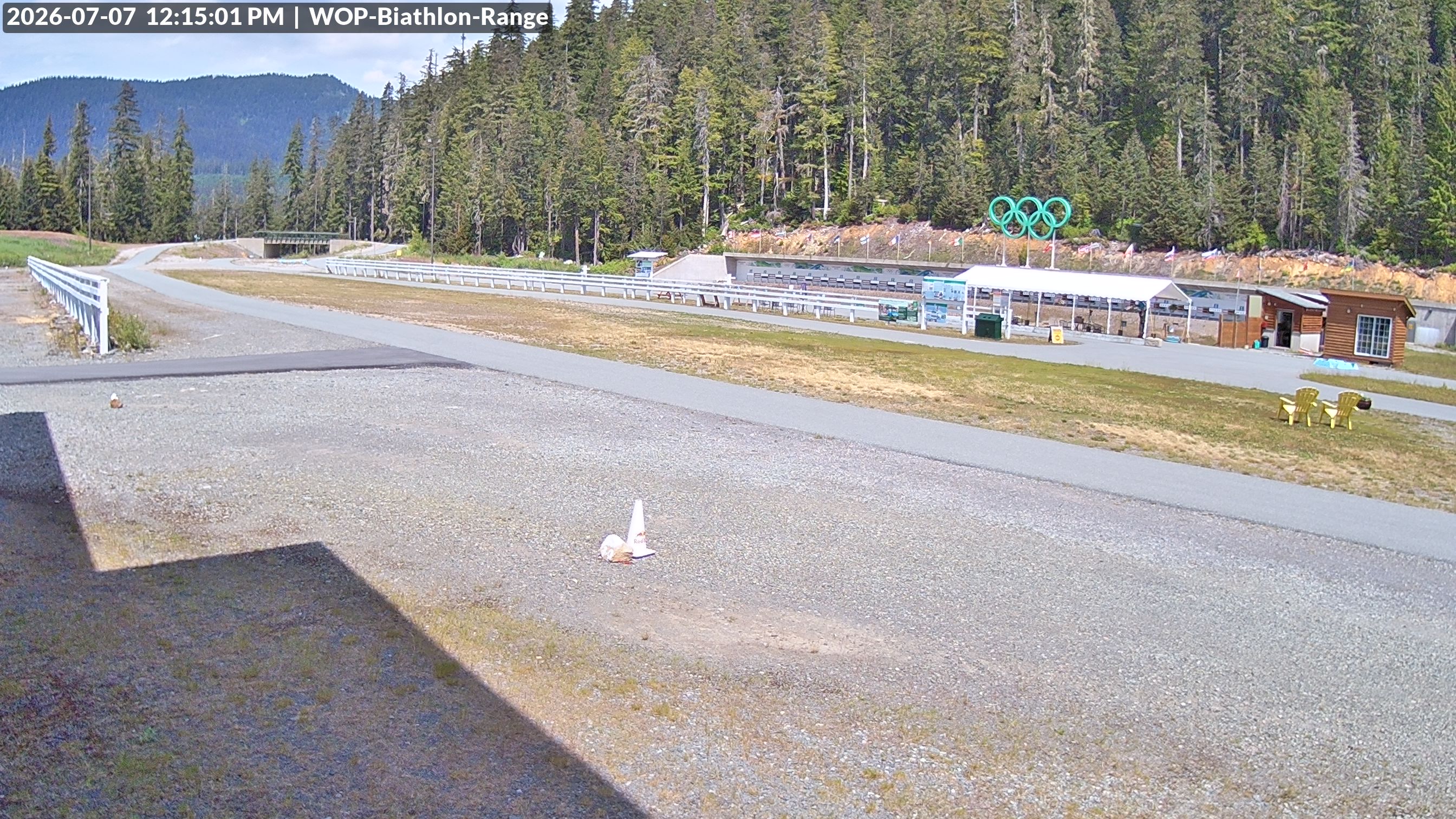 View looking North East to the Olympic Biathlon Range
