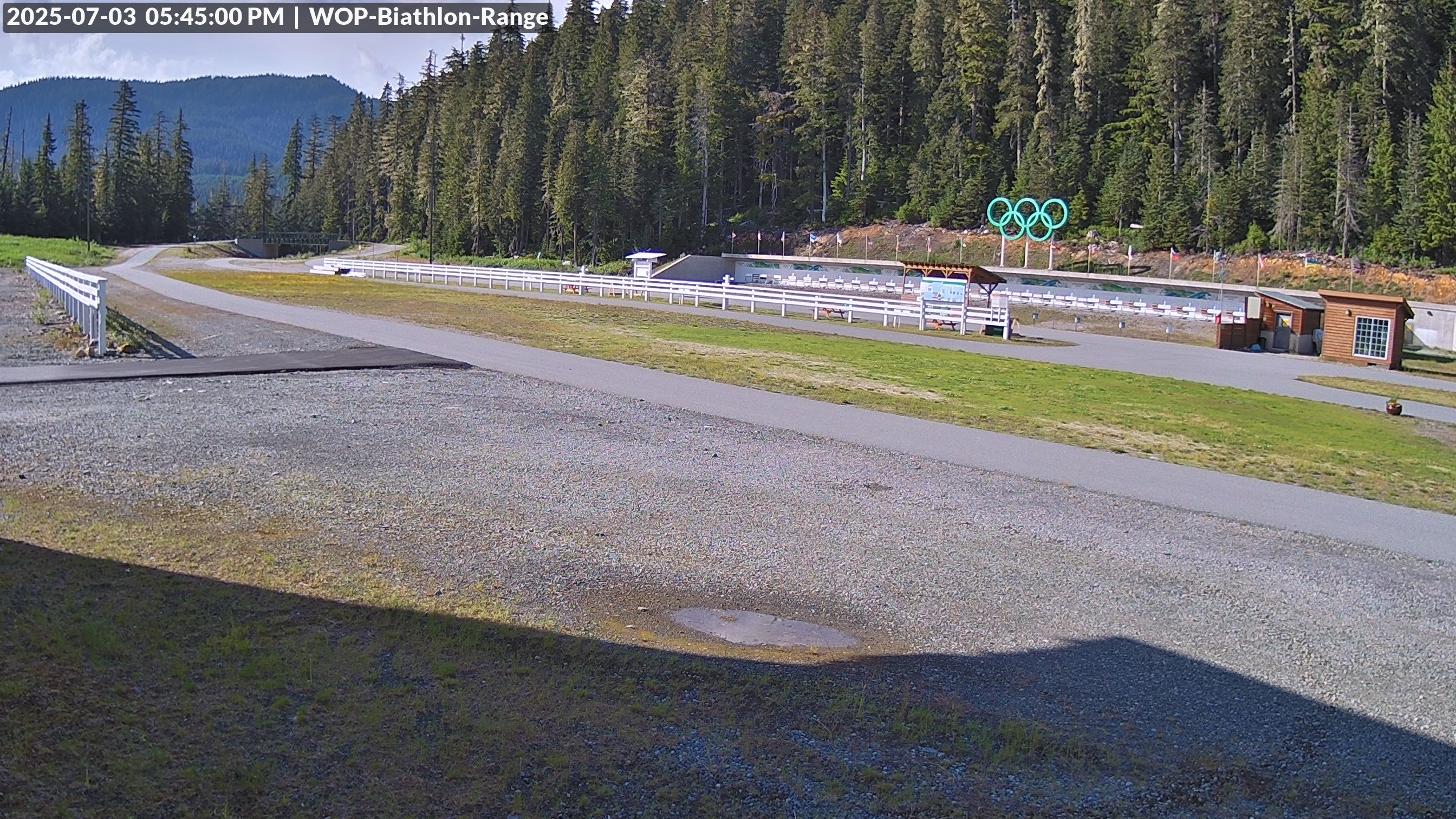 View looking North East to the Olympic Biathlon Range
