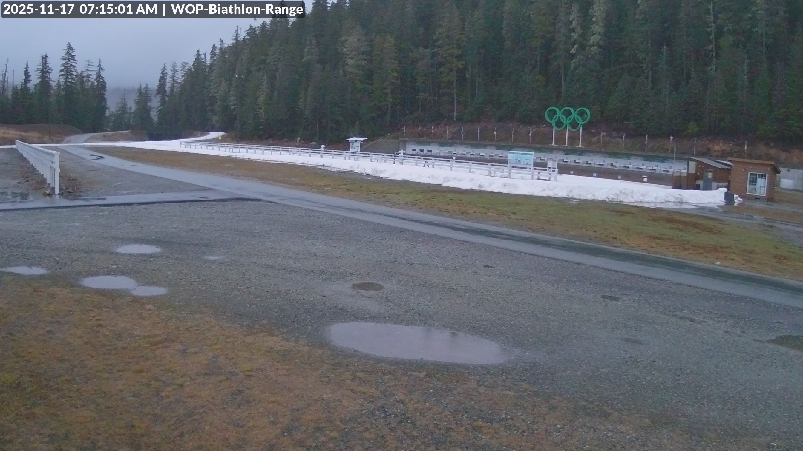 View looking North East to the Olympic Biathlon Range