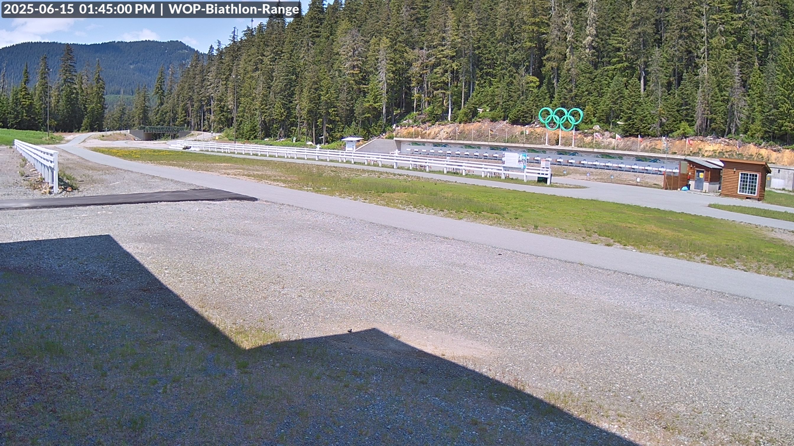 View looking North East to the Olympic Biathlon Range