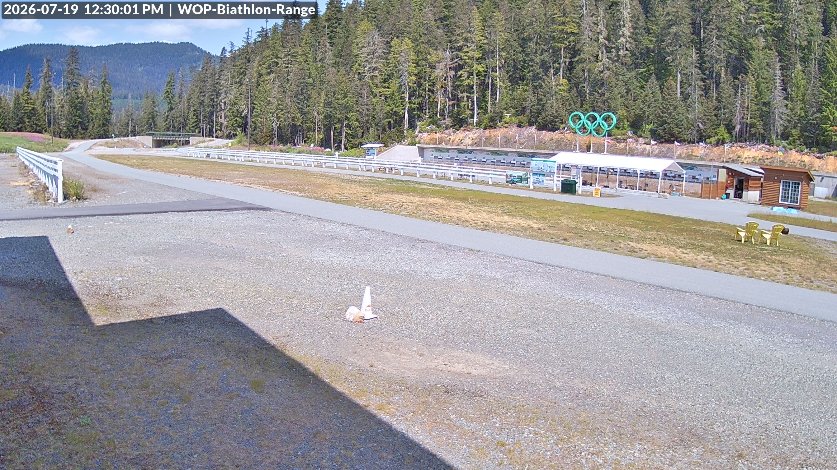 View looking North East to the Olympic Biathlon Range