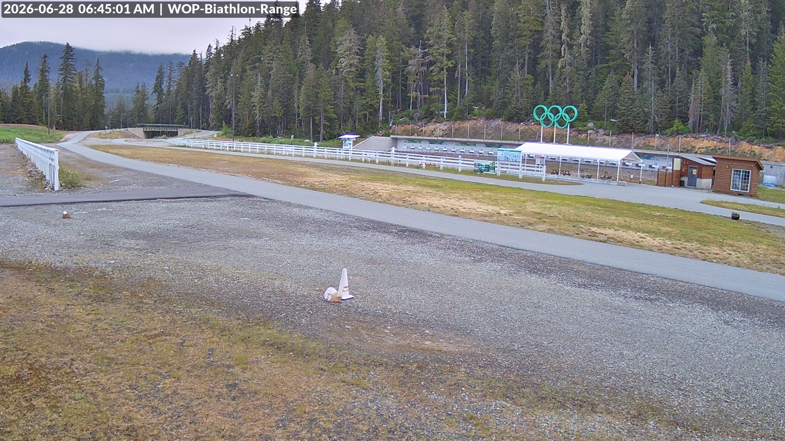 View looking North East to the Olympic Biathlon Range