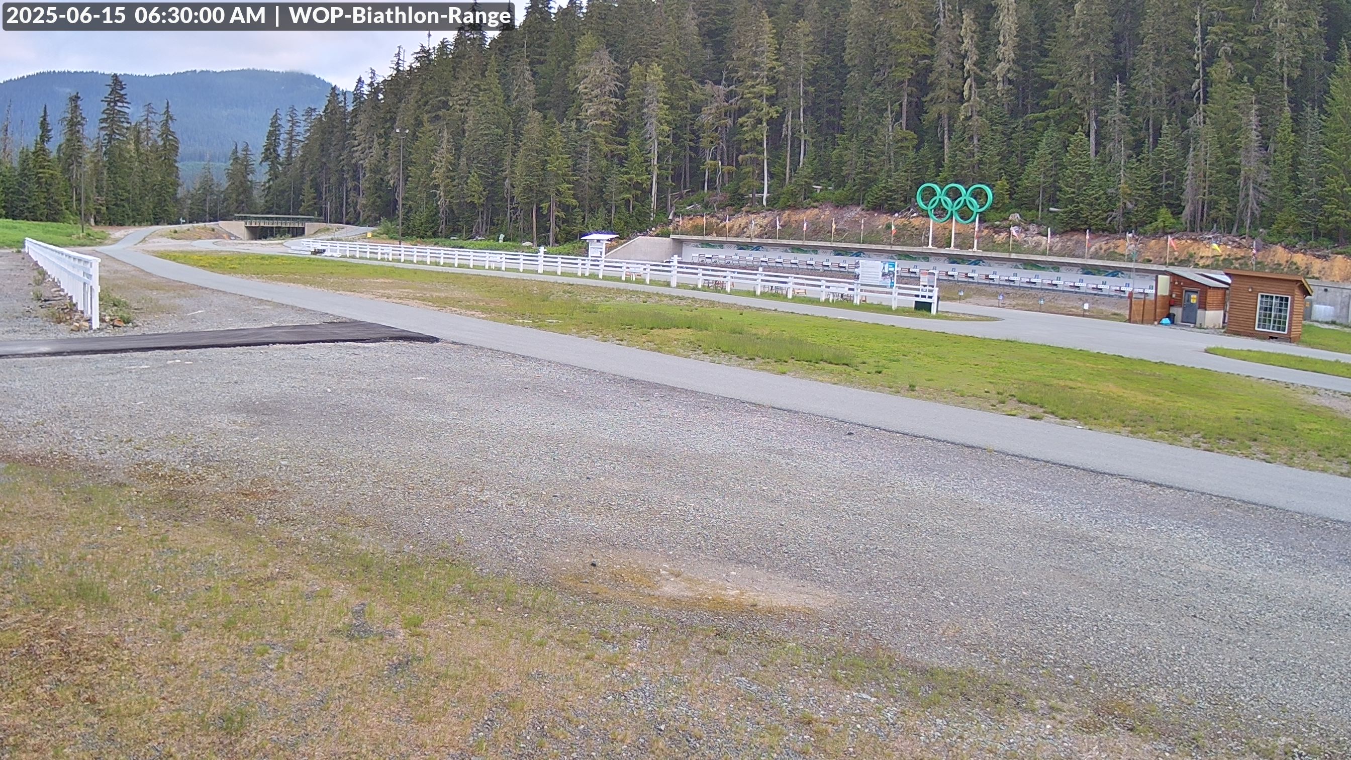 View looking North East to the Olympic Biathlon Range